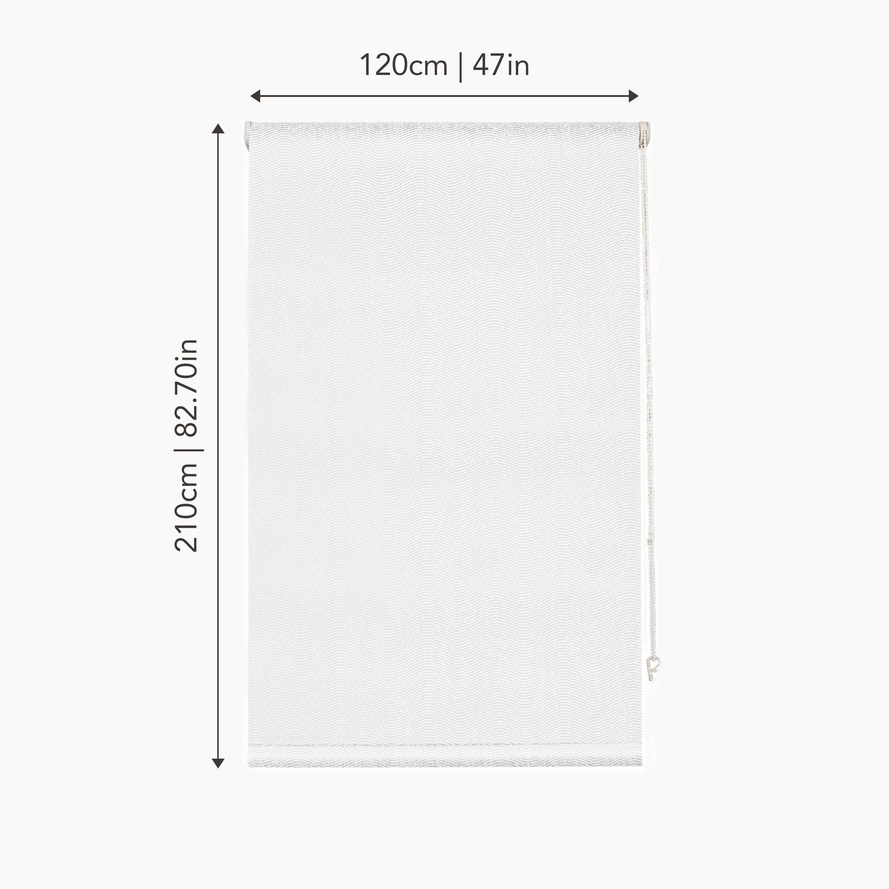 Jacquard Textured Roller Blind - 120x210 cm-household-windows-blinds-image-9