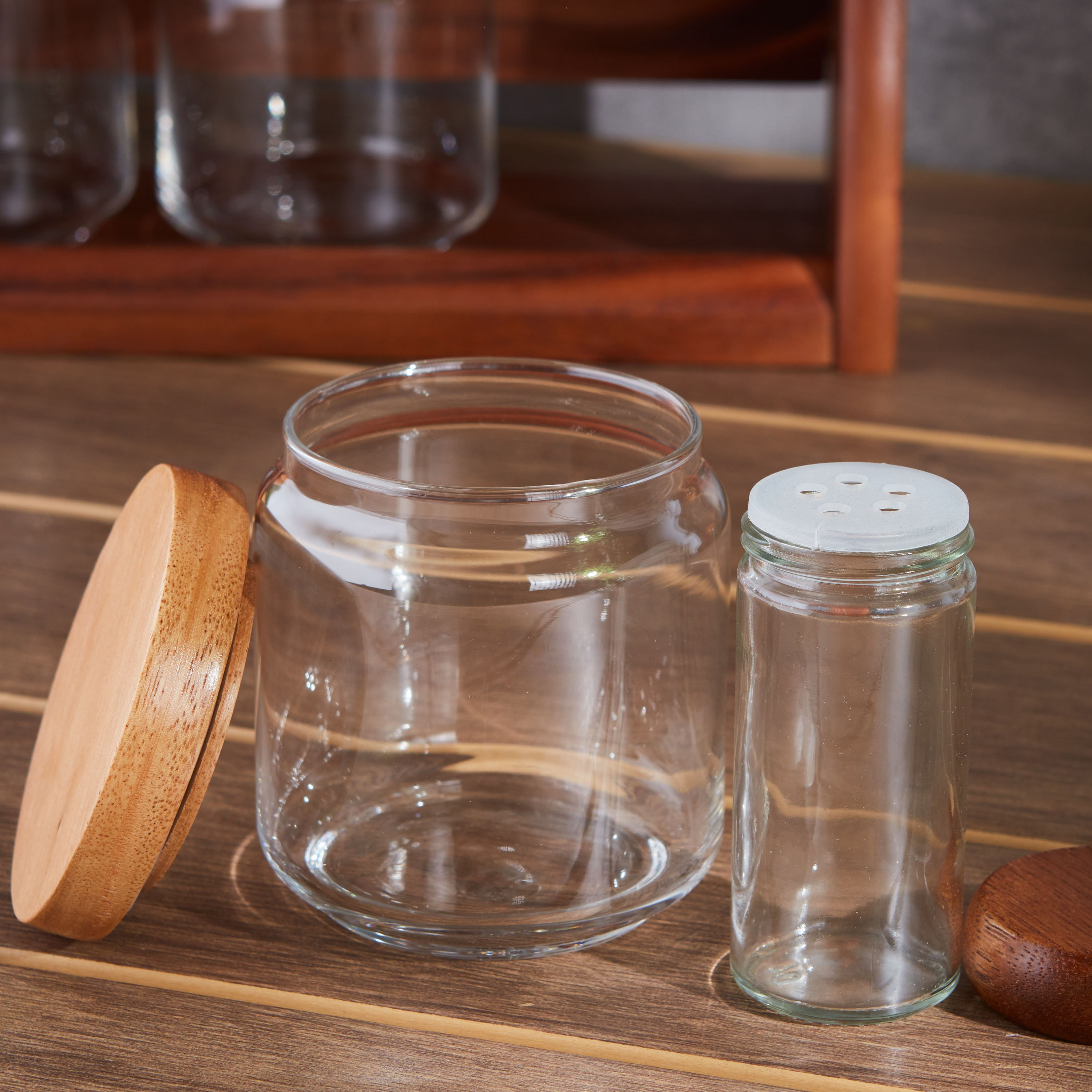 Shop Juliska 5Bottle Spice Rack with 3Piece Canister Set Online