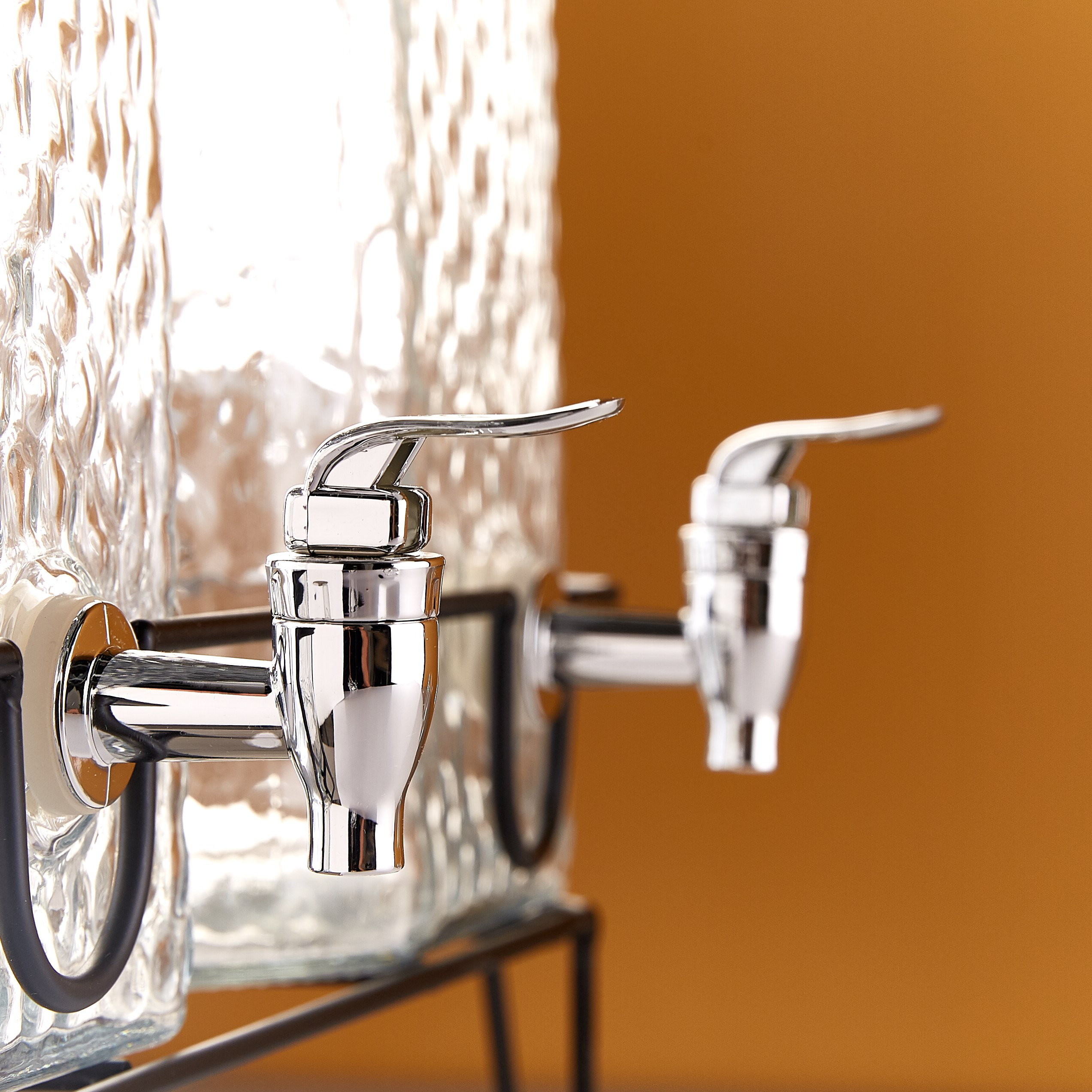 موزع مشروبات مزدوج بحامل معدن - بوسنيا - 6 لتر-household-dining-drinkserveware-dispensers-image-2