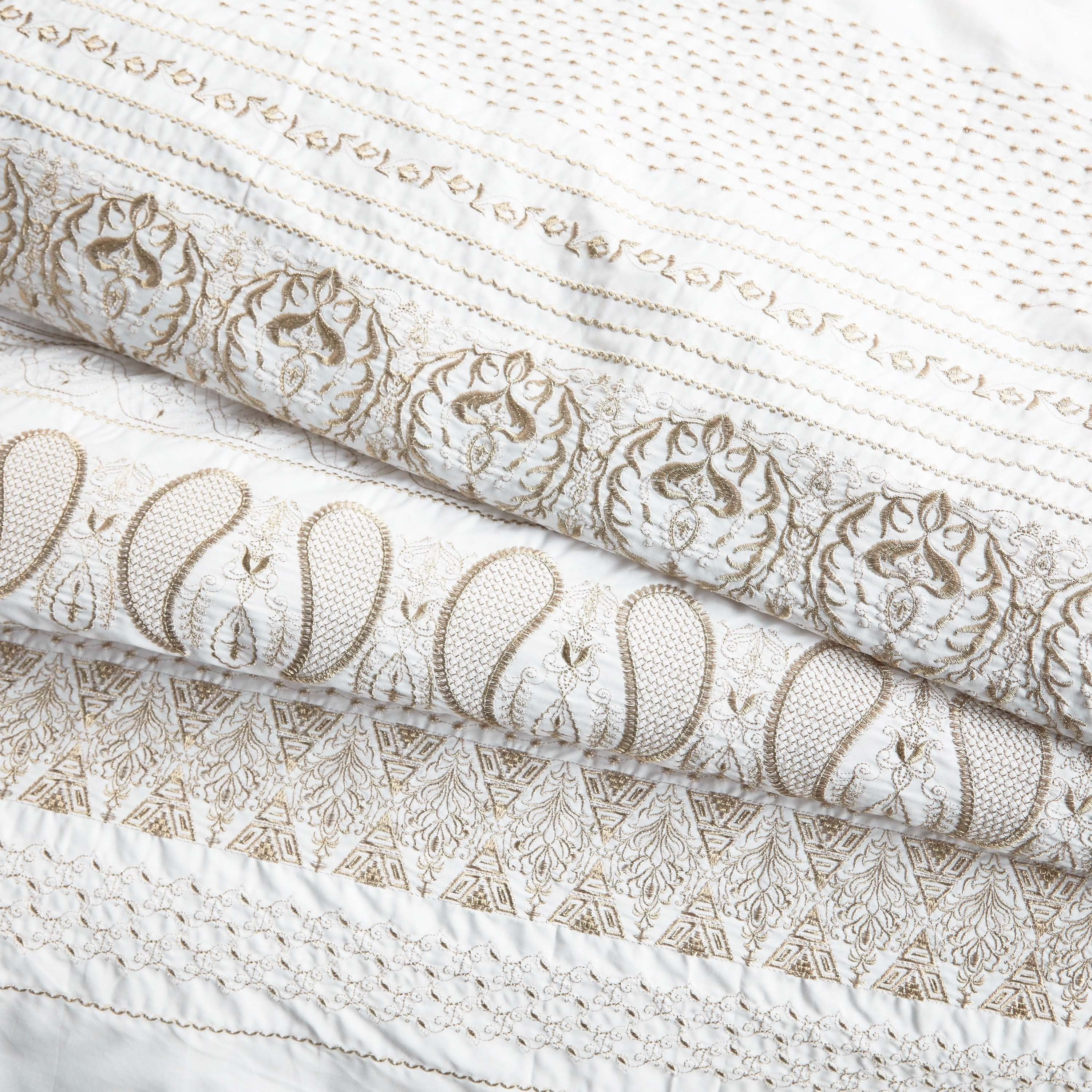 Estella 5-Piece Embroidered Super King Comforter Set - 250x260 cm-household-bedding-comfortersandbedspreads-comforters-image-3