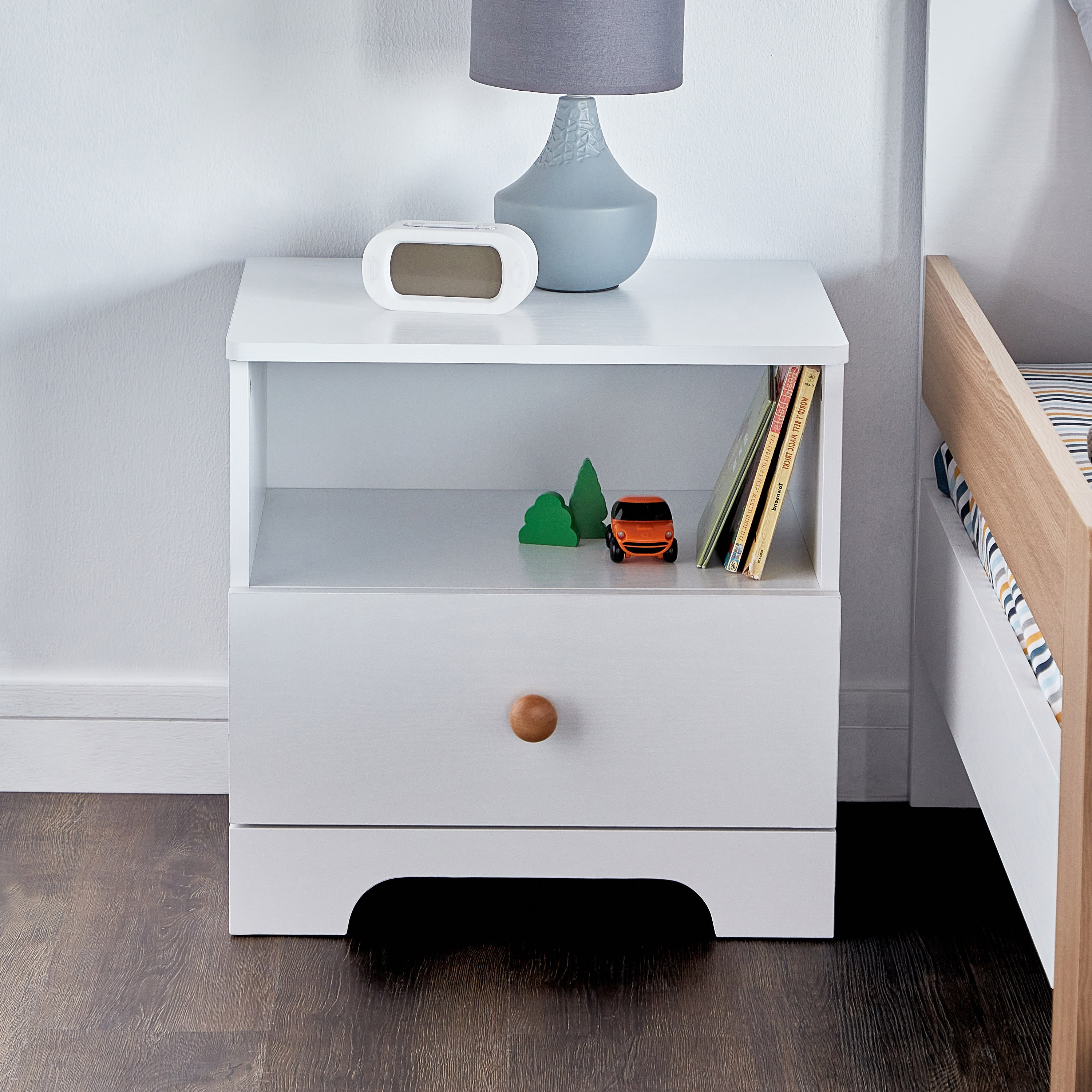 طاولة سرير جانبية بدرج واحد - سكاي-babyandkids-roomfurniture-nightstands-image-2