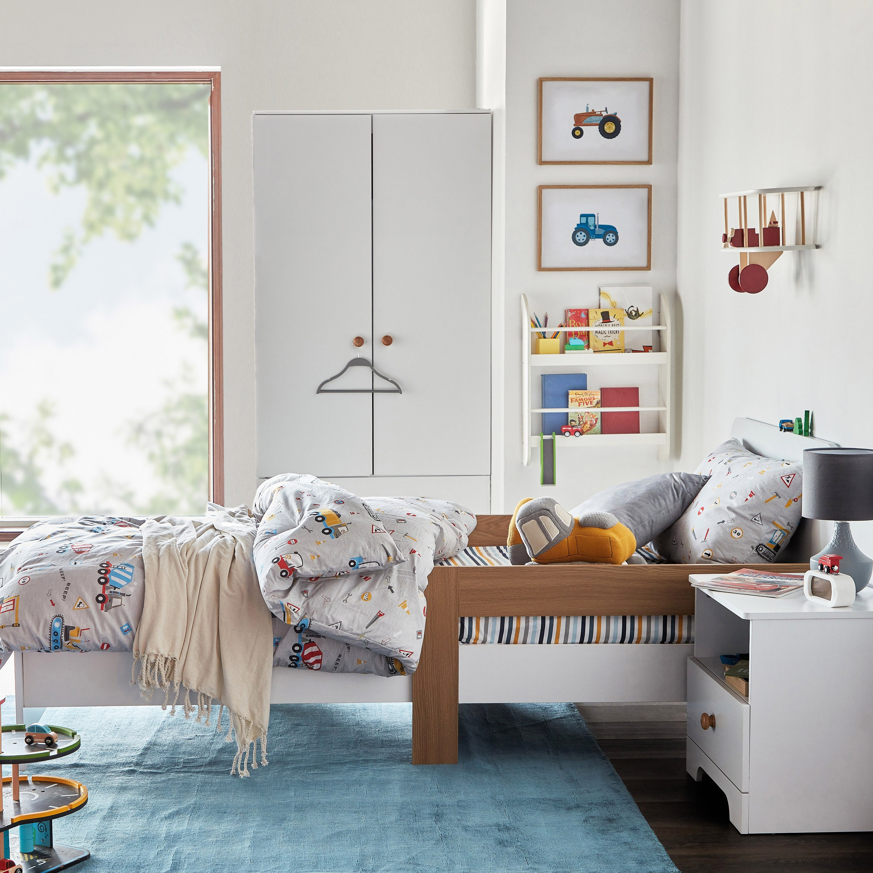 طاولة سرير جانبية بدرج واحد - سكاي-babyandkids-roomfurniture-nightstands-image-5