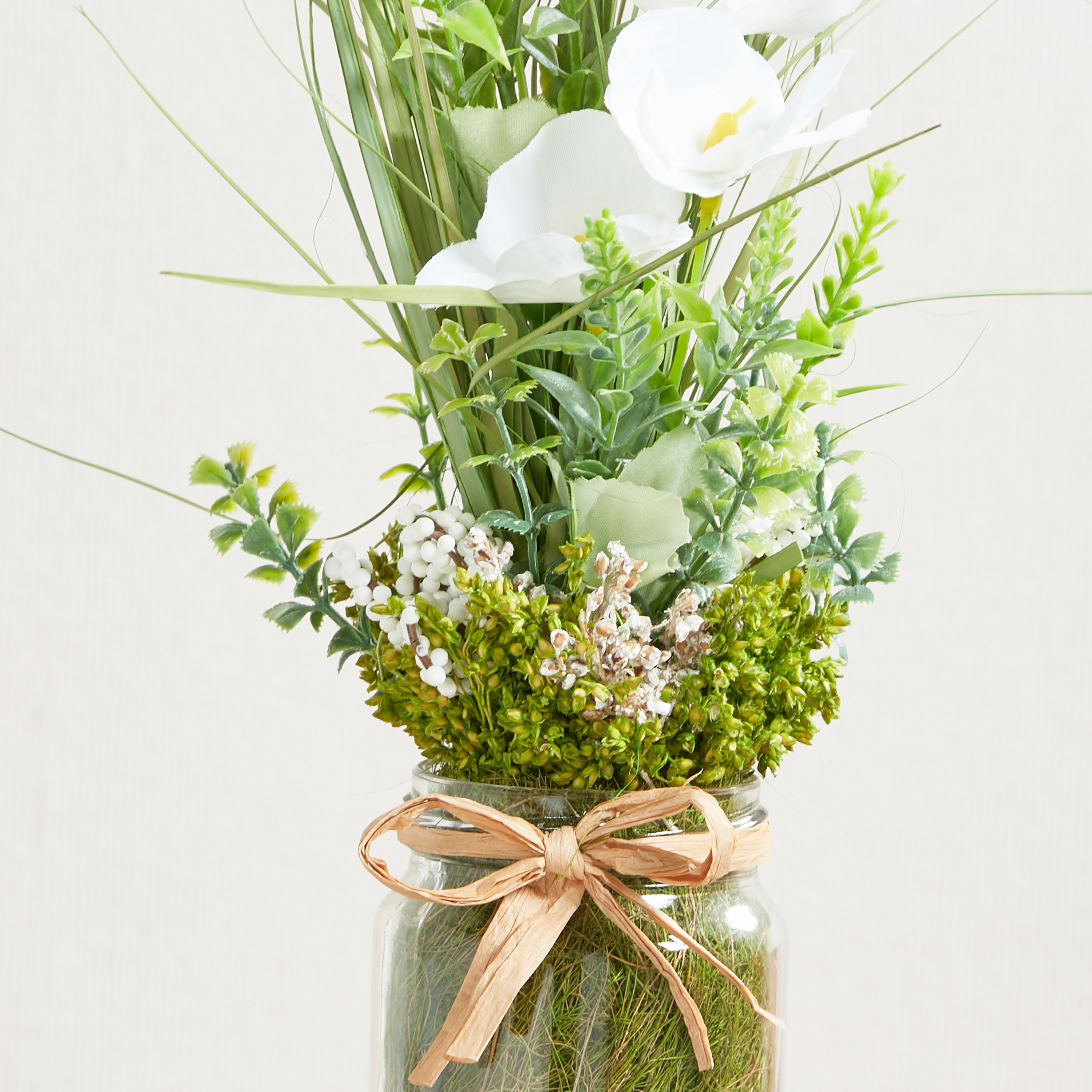 Orchid Flowers in Glass Vase-household-gardenandoutdoor-artificialflowersandplants-flowers-image-2