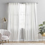 طقم ستارة سادة 4 قطع - جروف - 135x240 سم-household-windows-curtains-image-6