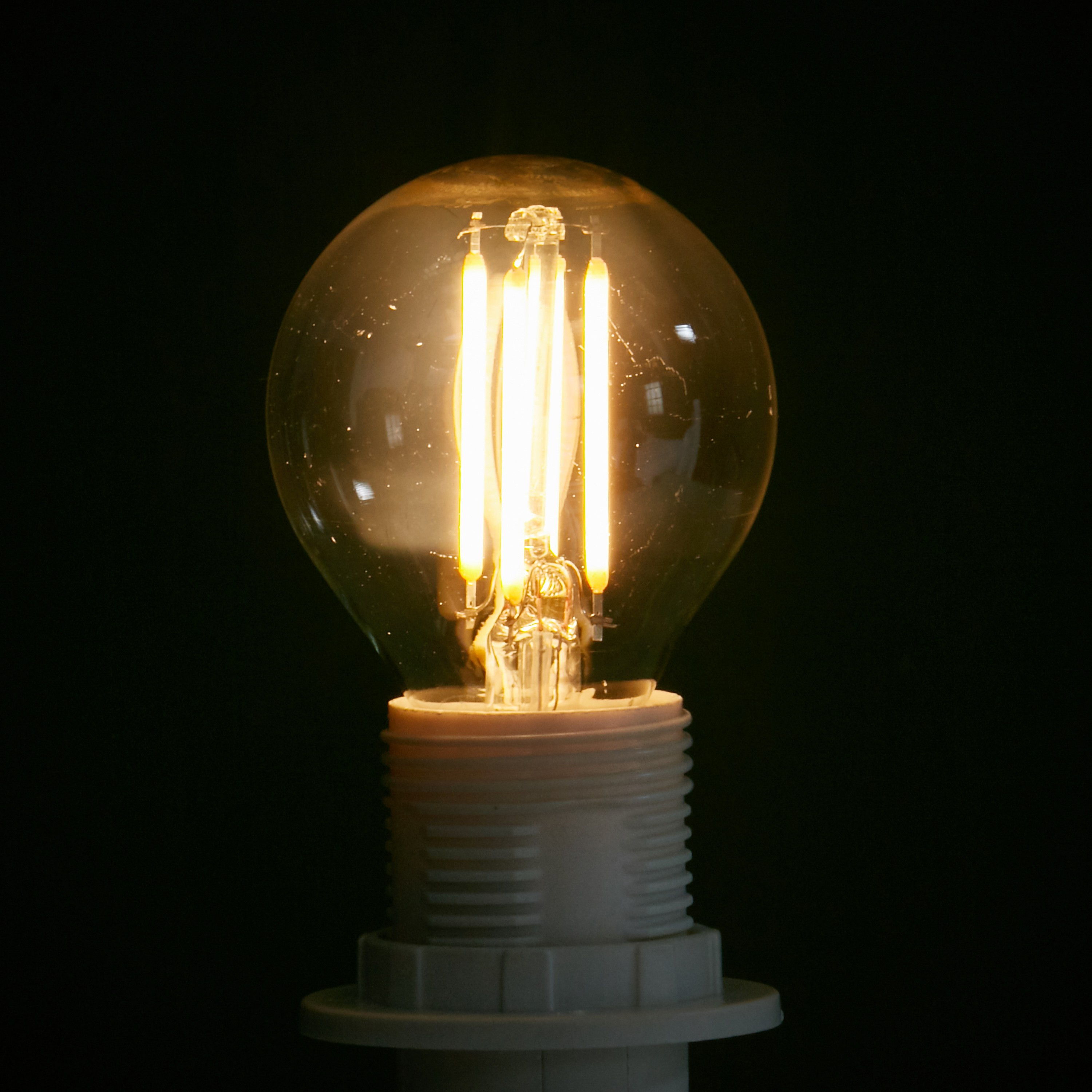 لمبة إل إي دي بأسلاك واضحة من أوسرام - E14 470 لومن أبيض دافئ-household-lighting-bulbsandbatteries-bulbs-image-1