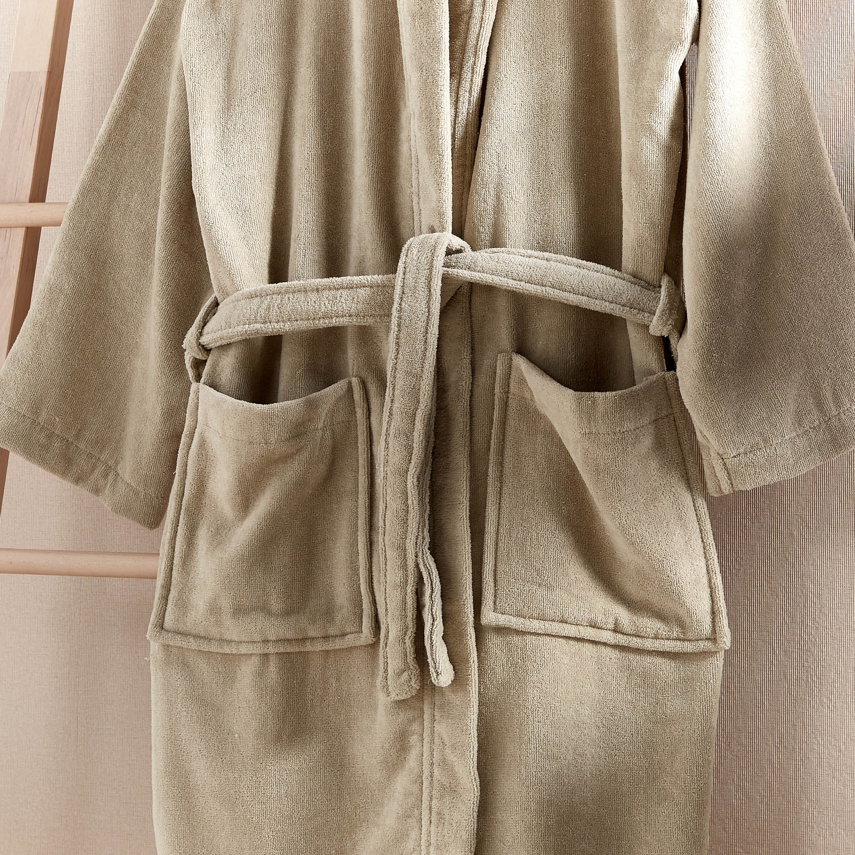 Velour Large Bathrobe with Hood-household-bathandlaundry-bathlinen-bathrobesandslippers-bathrobes-image-3