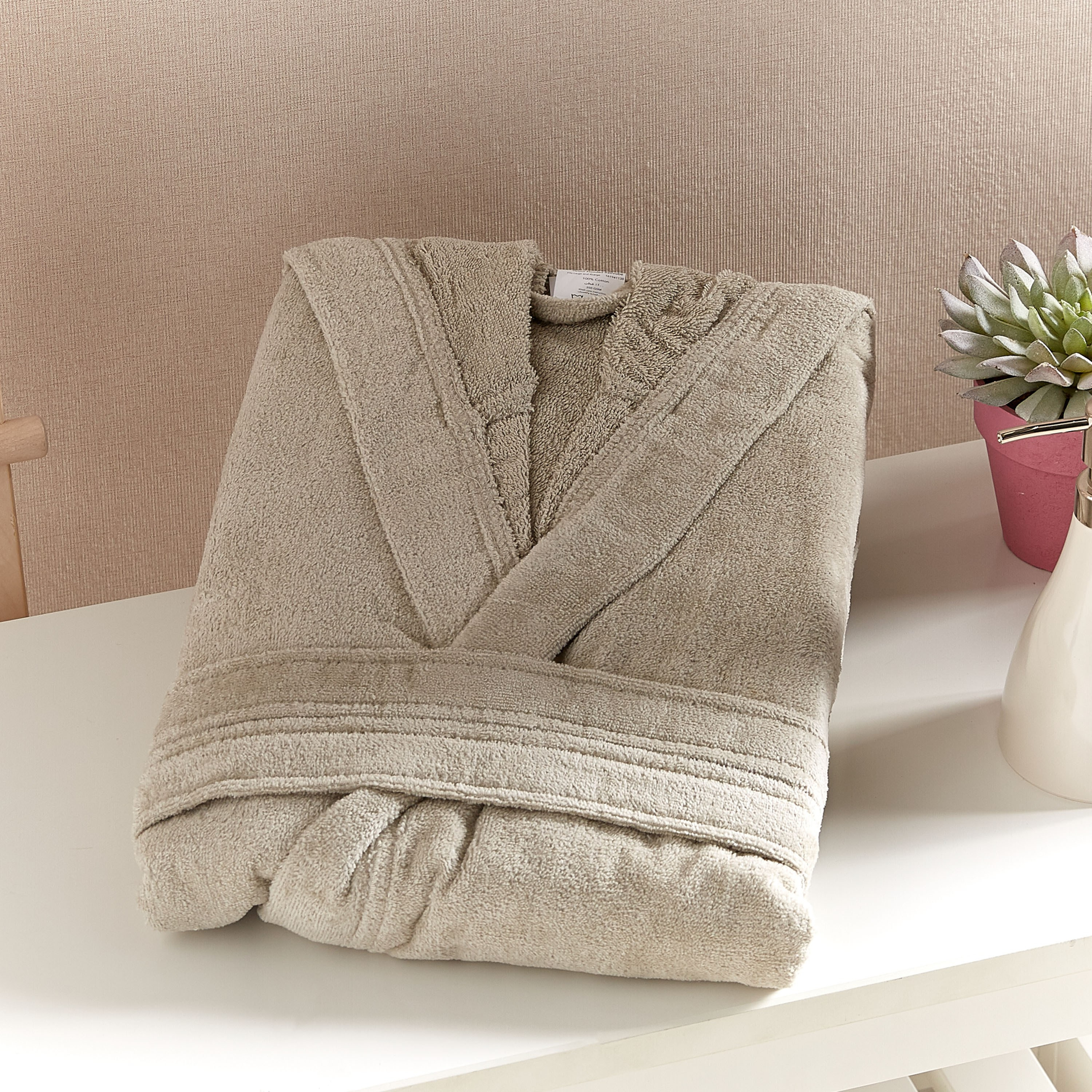 Velour Large Bathrobe with Hood-household-bathandlaundry-bathlinen-bathrobesandslippers-bathrobes-image-4