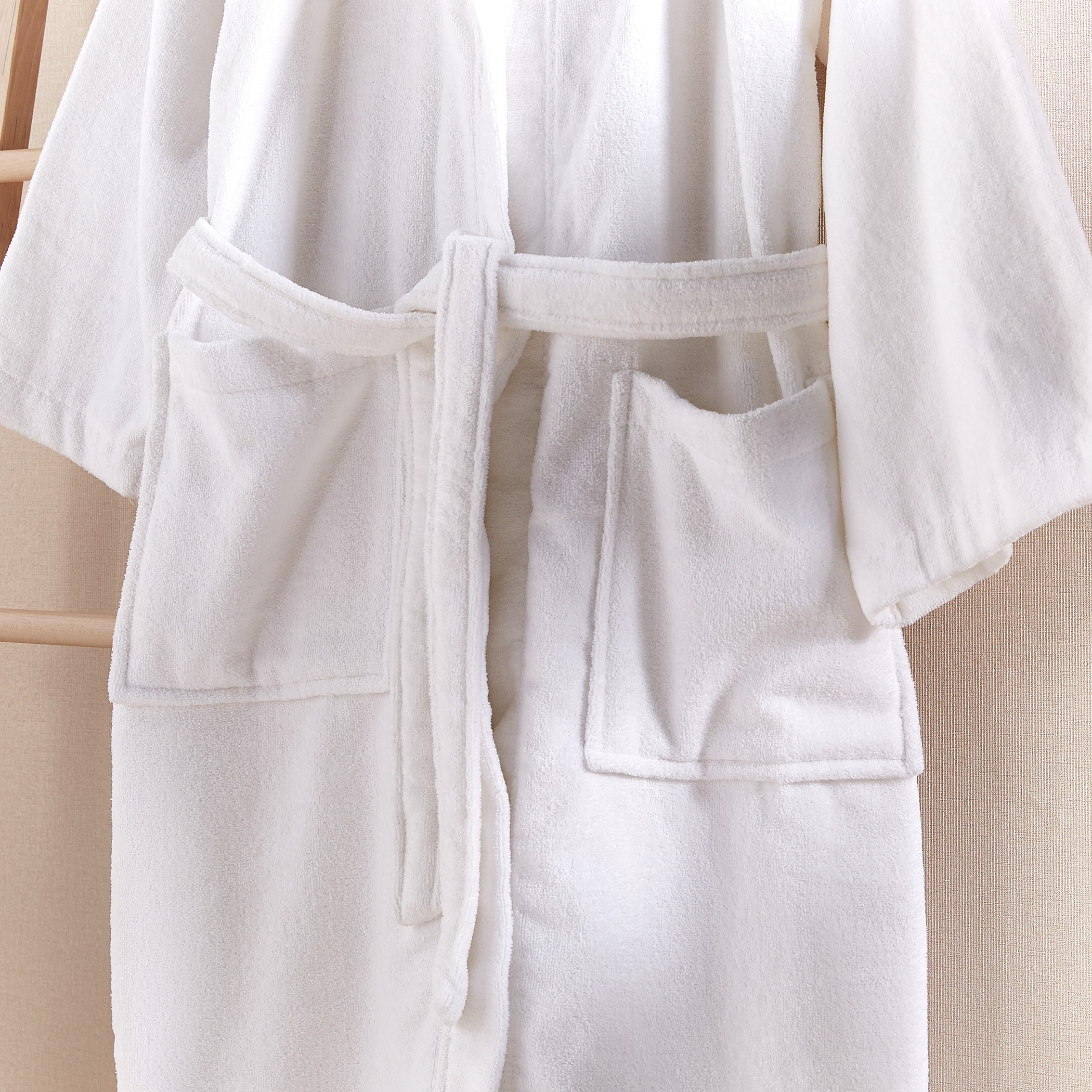Velour Large Bathrobe with Hood-household-bathandlaundry-bathlinen-bathrobesandslippers-bathrobes-image-2