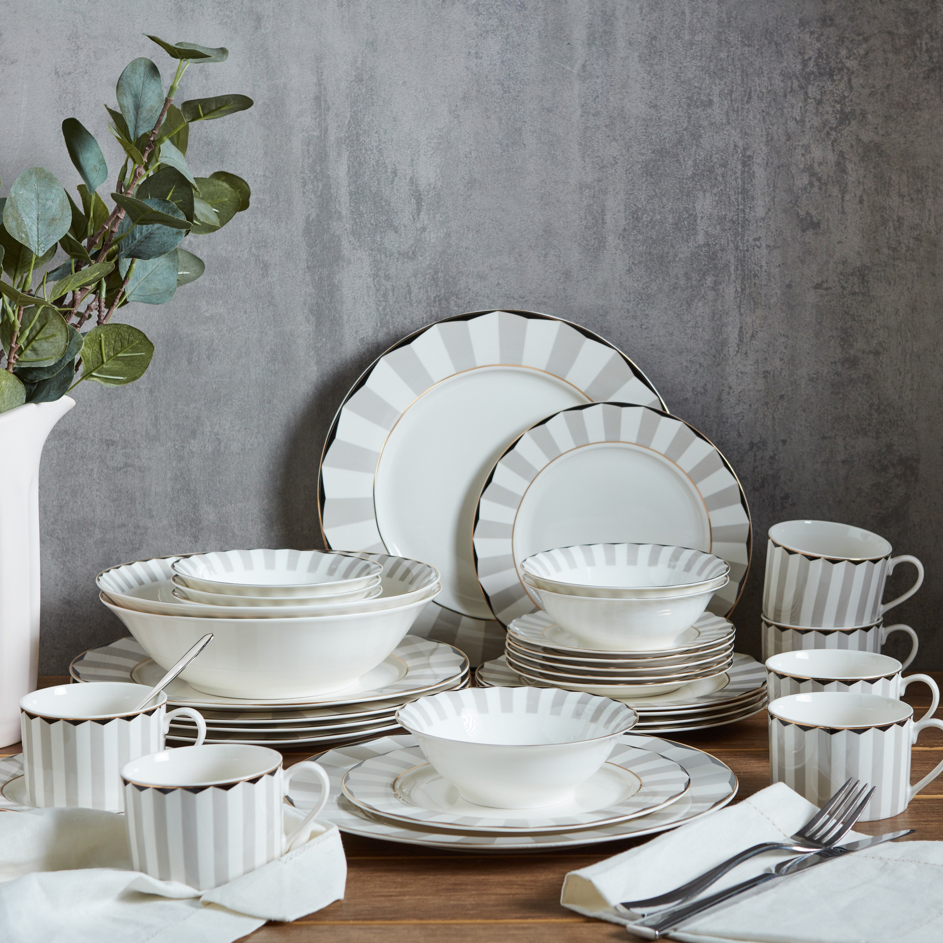 Java 32-Piece New Bone China Dinner Set - Serve 6-household-dining-dinnerware-dinnersets-image-2