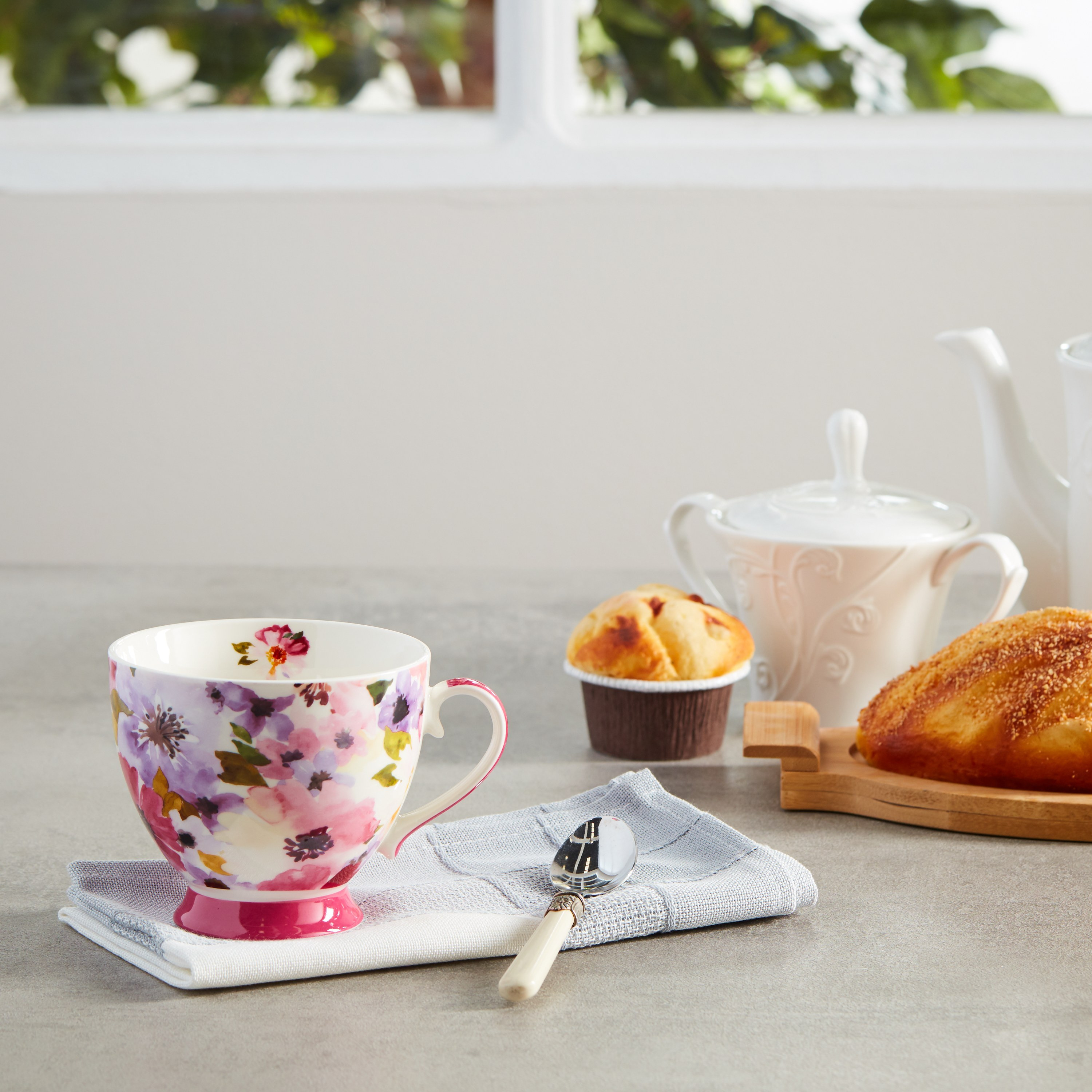 Zinnia Printed Mug - 400 ml-household-dining-teaandcoffee-mugsandcups-image-4