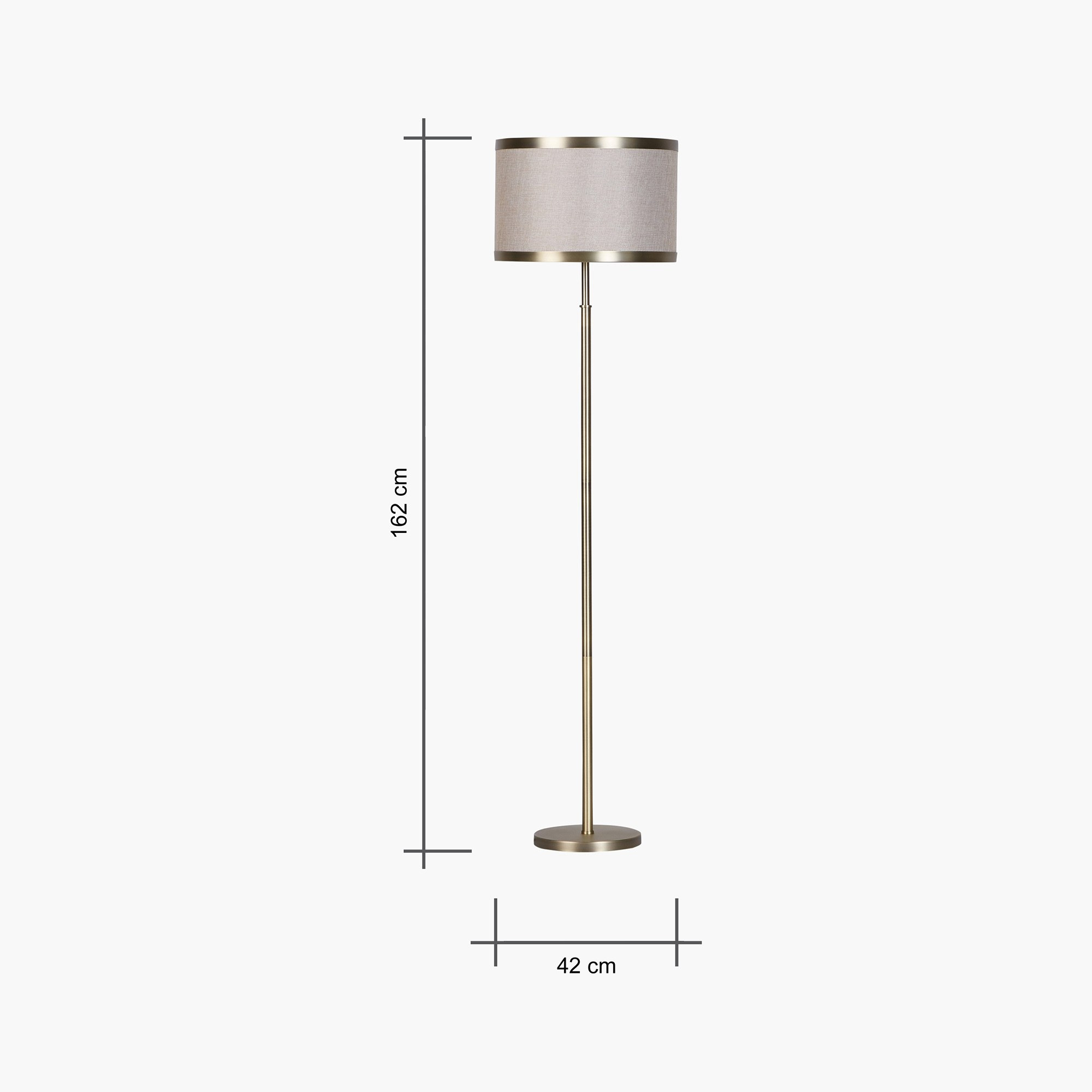 Asporina Metal Floor Lamp - 162 cm-household-lighting-floorlamps-image-5