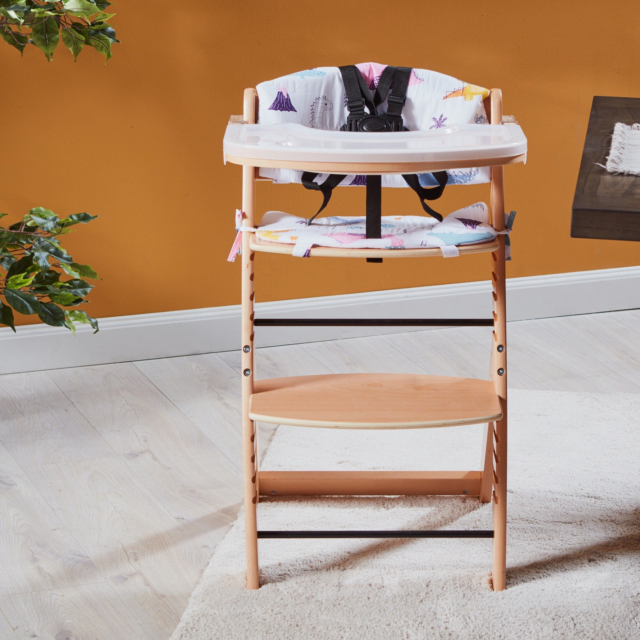 ben wooden high chair