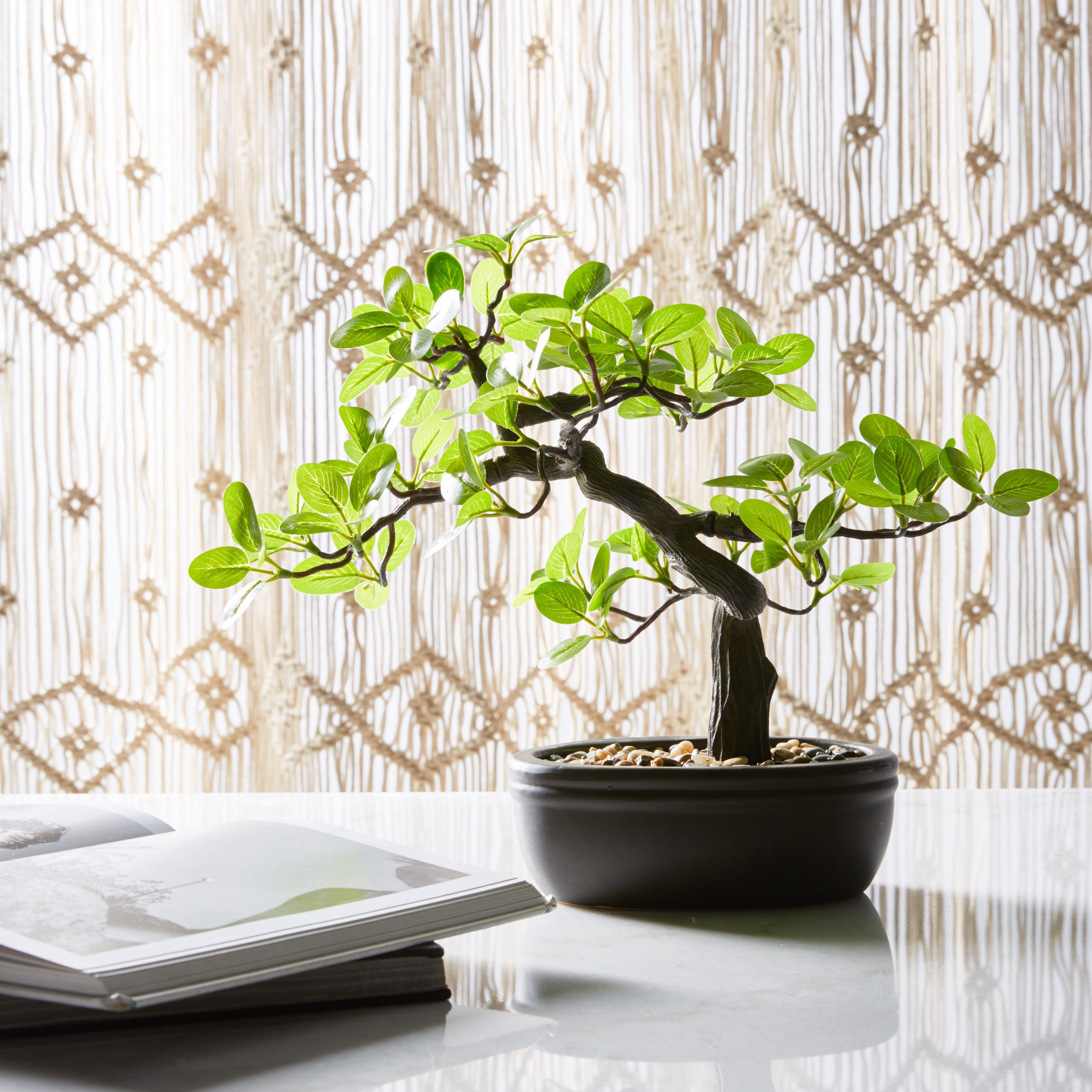 Aura Bonsai Tree in Pot - 36 cm-household-gardenandoutdoor-artificialplants-bonsai-image-4