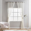 طقم ستارة شفّافة قطعتين بتصميم مقلّم - نوتكو - 140x300 سم-household-windows-curtains-image-1