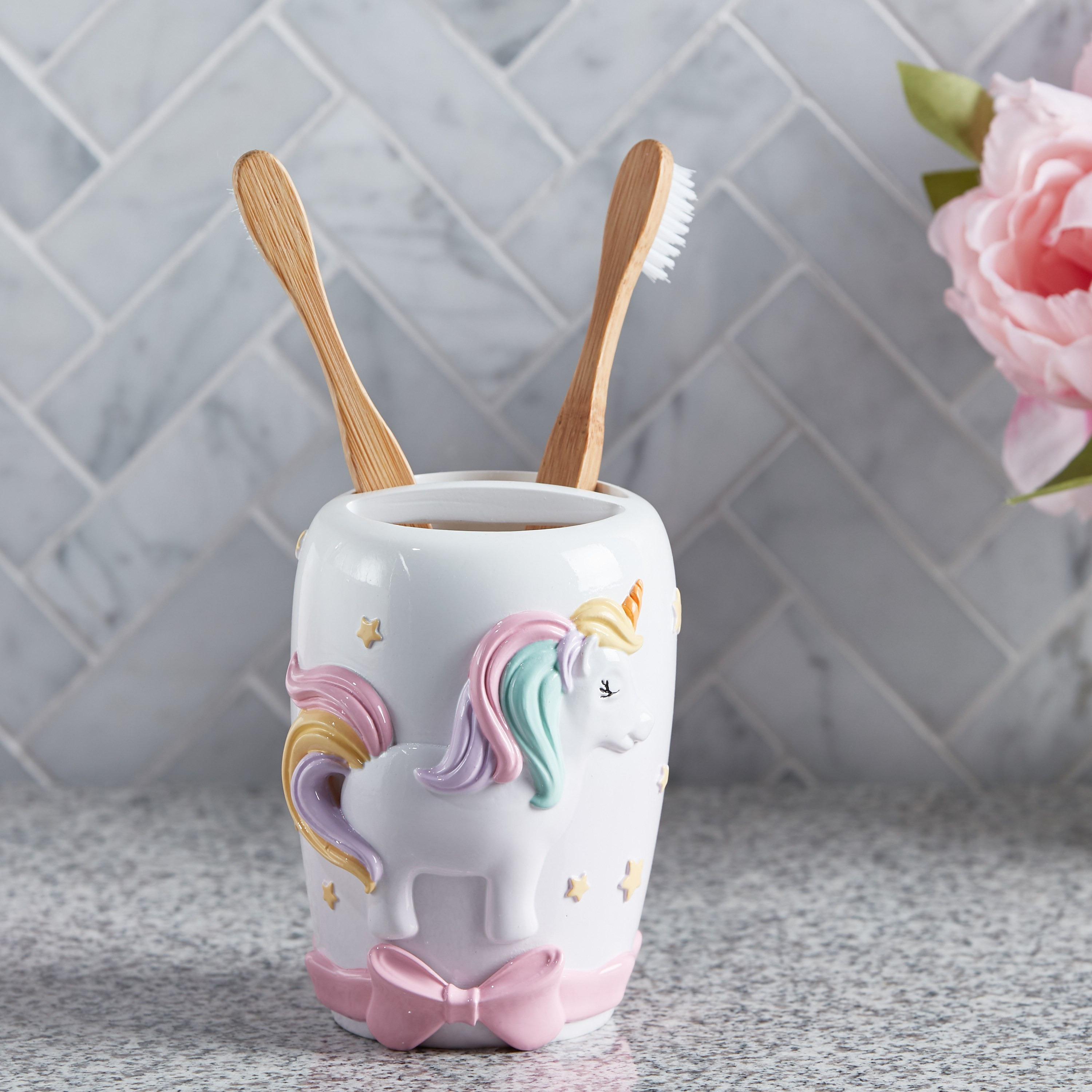 Abigail Unicorn Toothbrush Holder