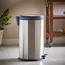 سلة نفايات ستانلس ستيل بدوّاسة وغطاء متأرجح - روكو - 40 لتر-household-bathandlaundry-wastebinsandaccessories-image-6