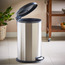 سلة نفايات ستانلس ستيل بدوّاسة وغطاء متأرجح - روكو - 40 لتر-household-bathandlaundry-wastebinsandaccessories-image-4