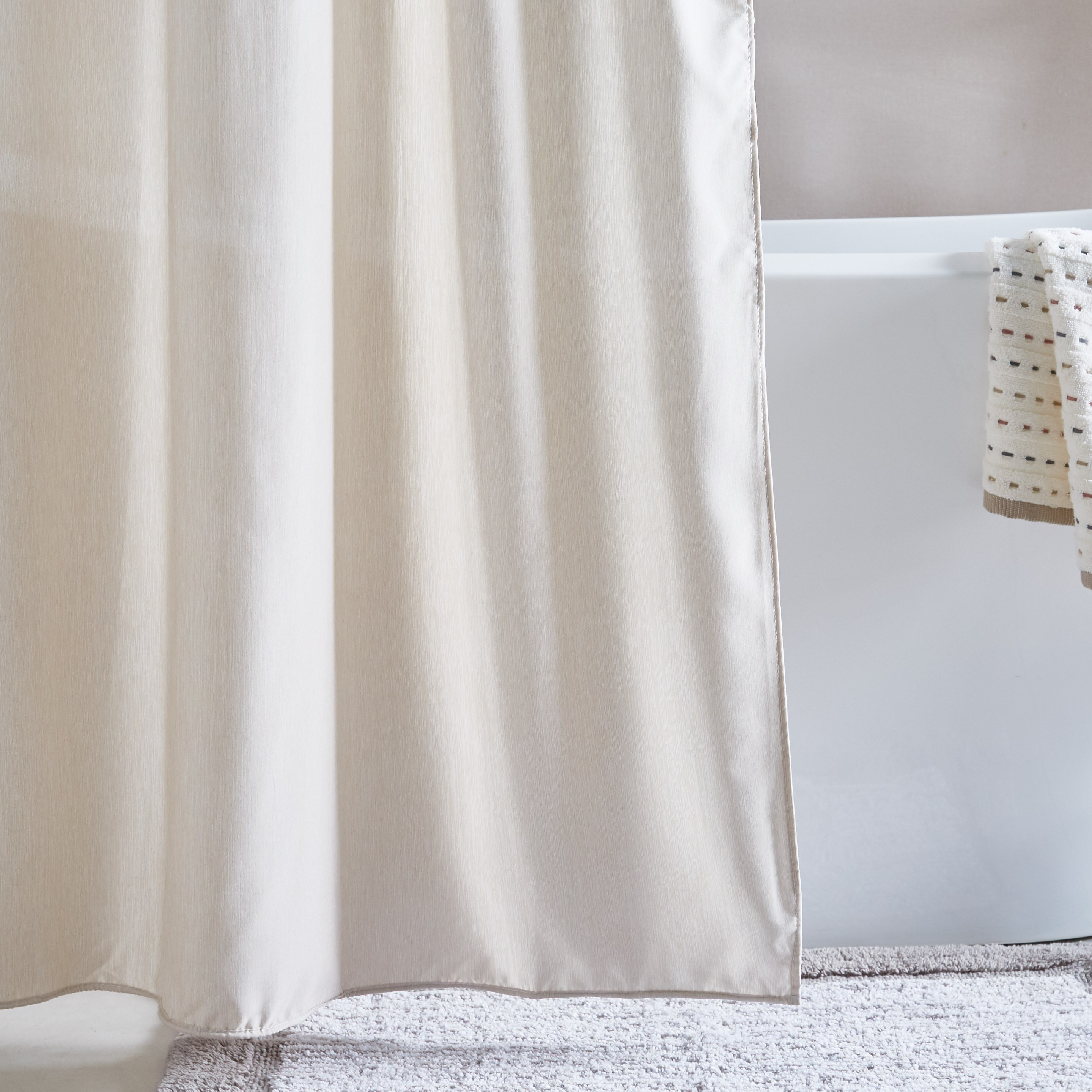 Freshness Solid Shower Curtain - 180x180 cm-household-bathandlaundry-shower-showercurtainandliners-image-3