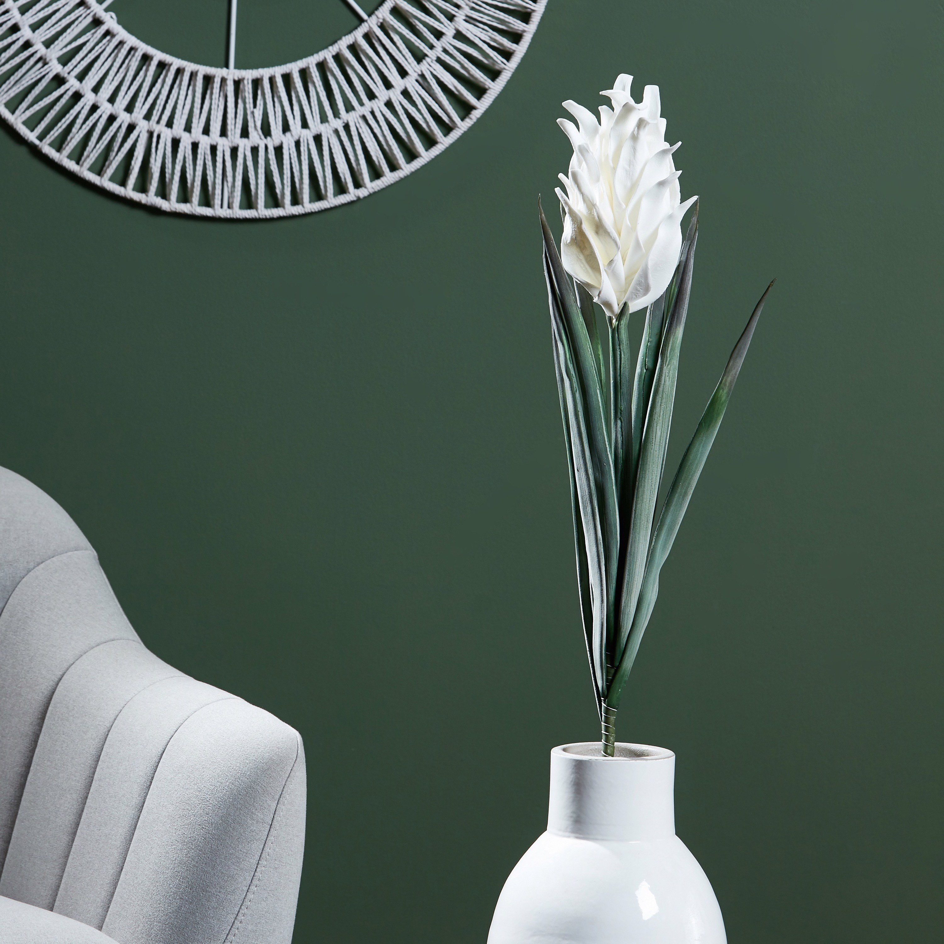 Decorative Gingeli Flower Stem - 116 cm-household-gardenandoutdoor-artificialflowersandplants-flowers-image-1