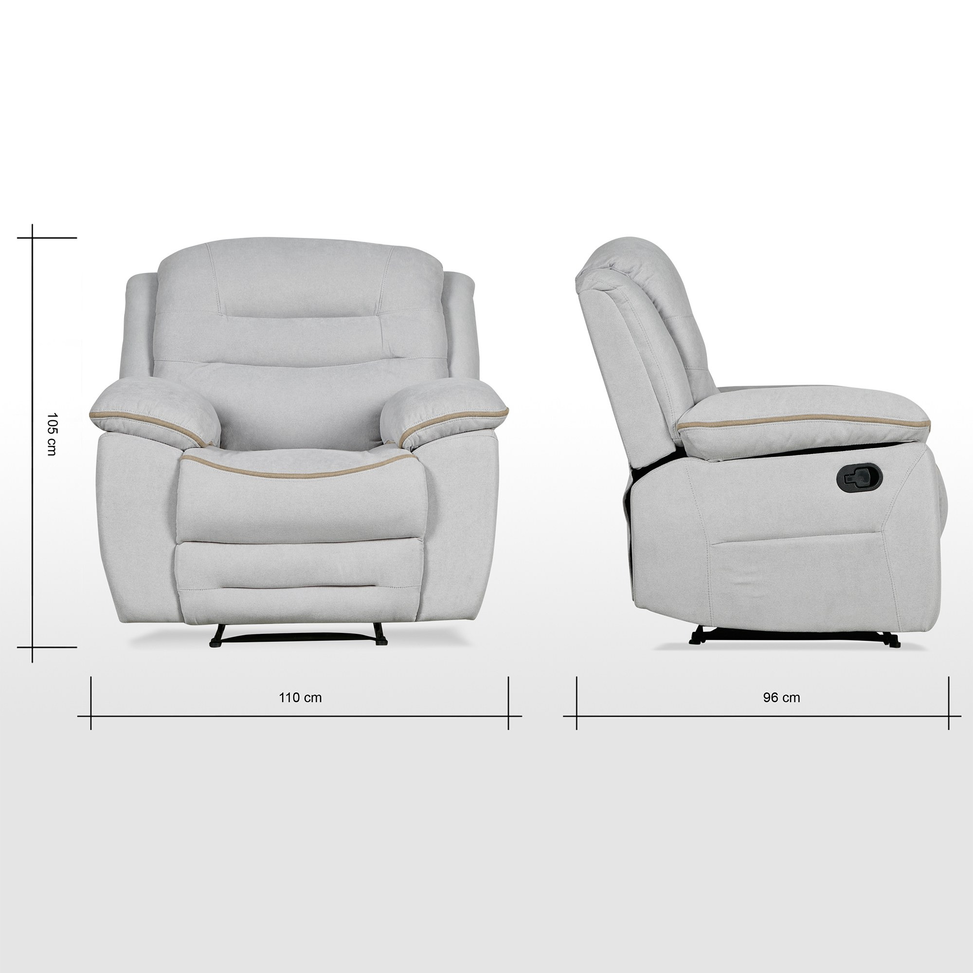 bryan fabric manual recliner