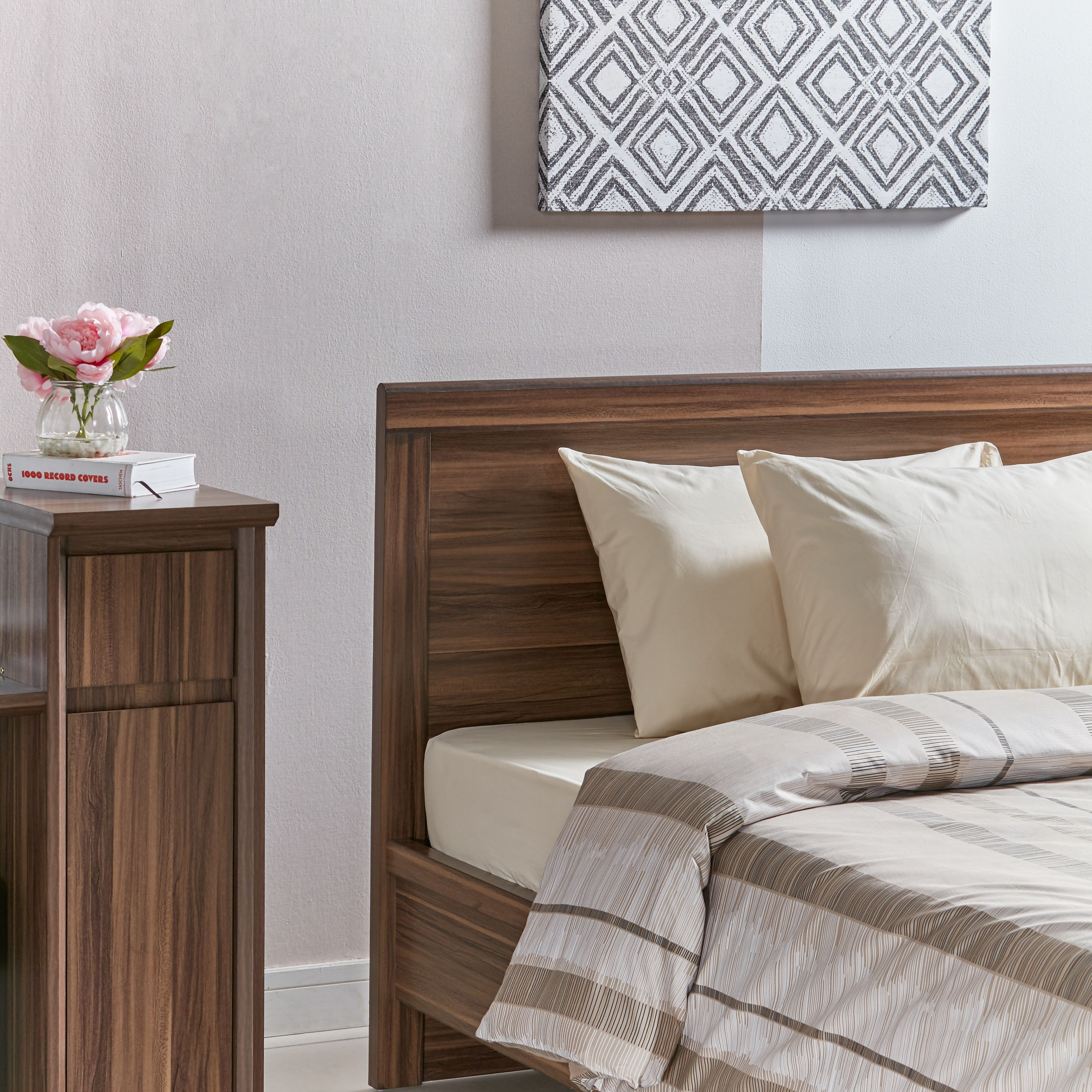 Serenity Cotton Percale 200 Thread Count 2-Piece King Pillowcase Set - 50x90 cm-household-bedding-sheetsandpillowcases-pillowcases-image-3
