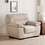 Northbay Half Leather Armchair-furniture-sofaandseating-armchairs-image-1