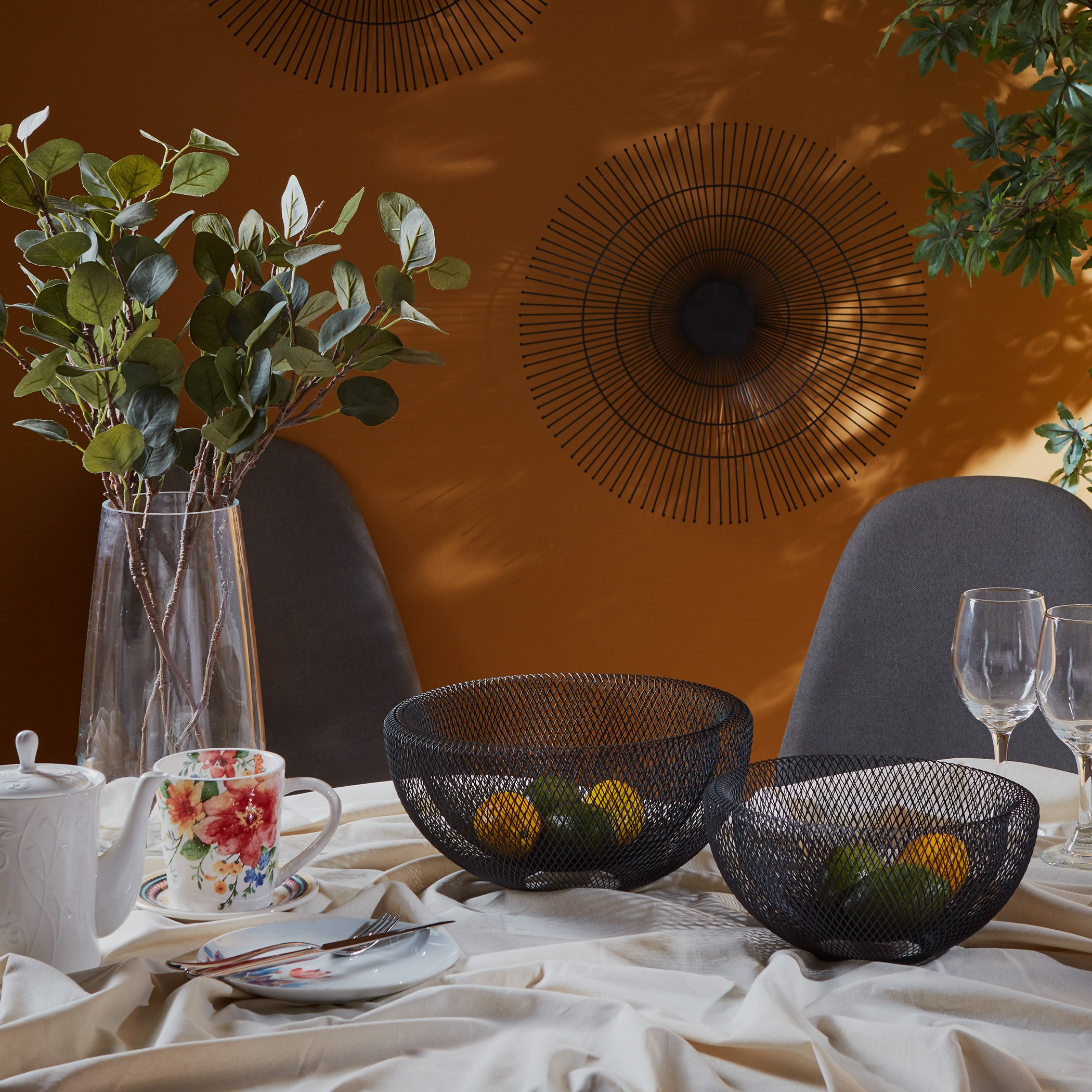Nordic Round Fruit Basket-household-kitchen-foodstorage-fruitbaskets-image-3