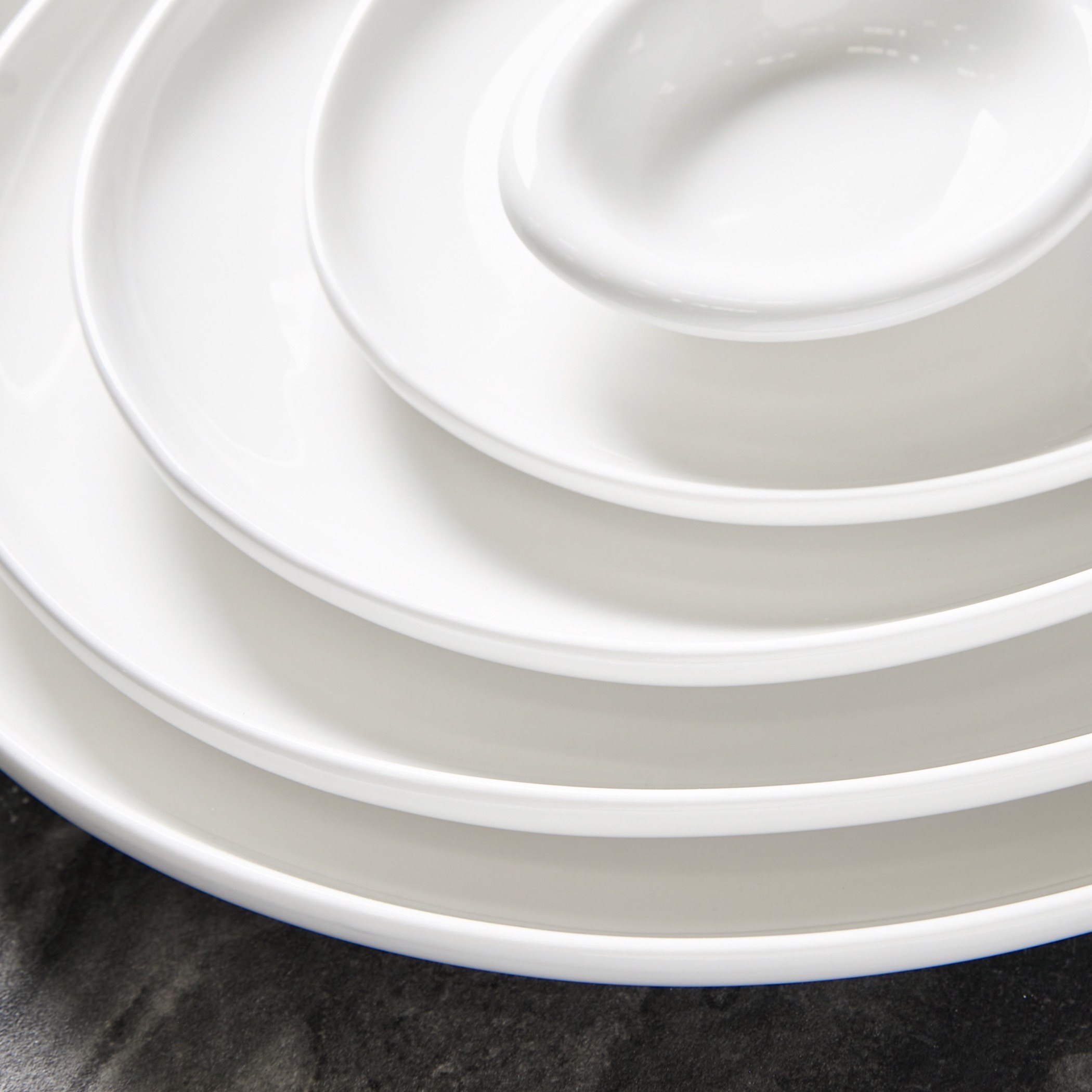 Oval dinner shop plate sets