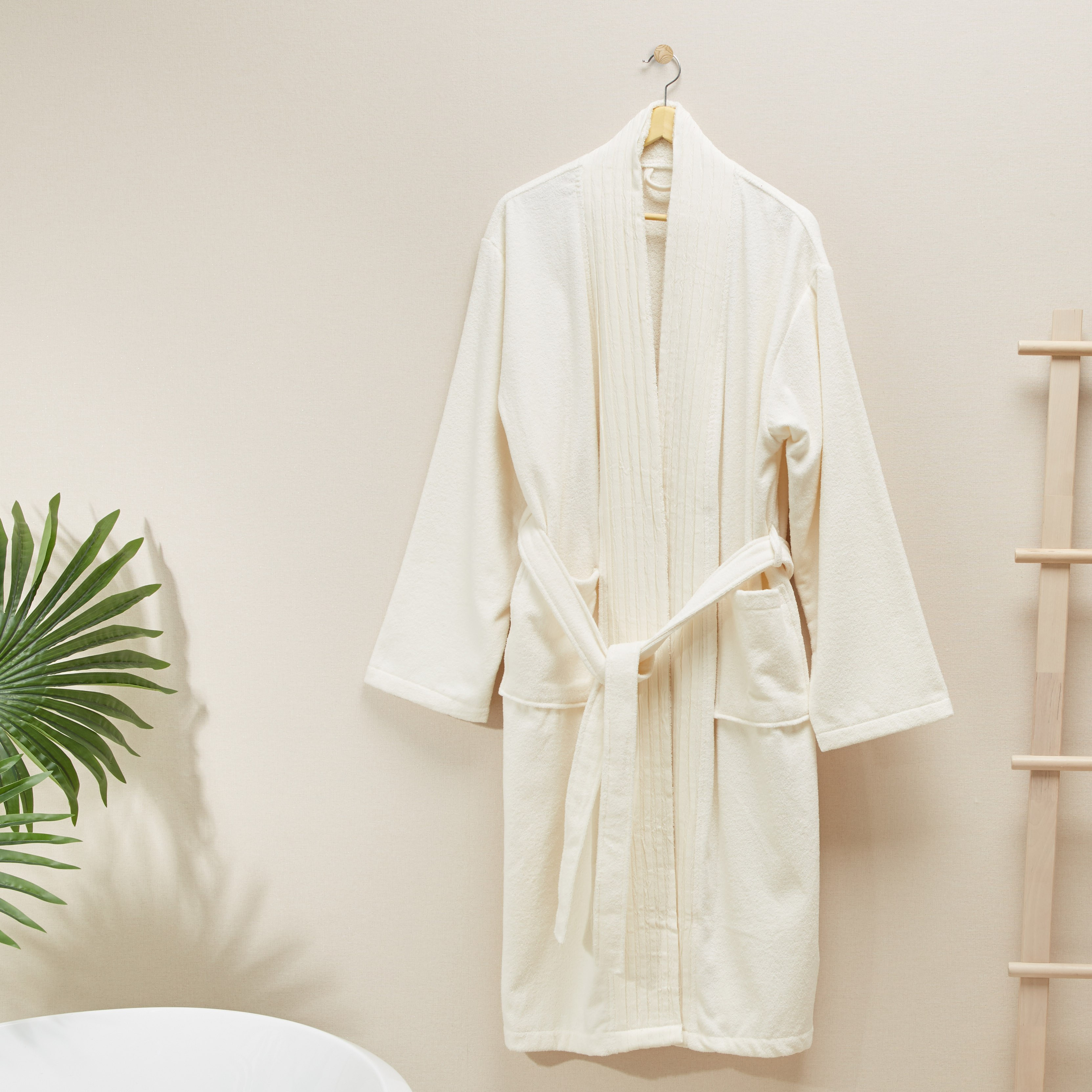 Tranquil Textured Kimono Bathrobe-household-bathandlaundry-bathlinen-bathrobesandslippers-bathrobes-image-1