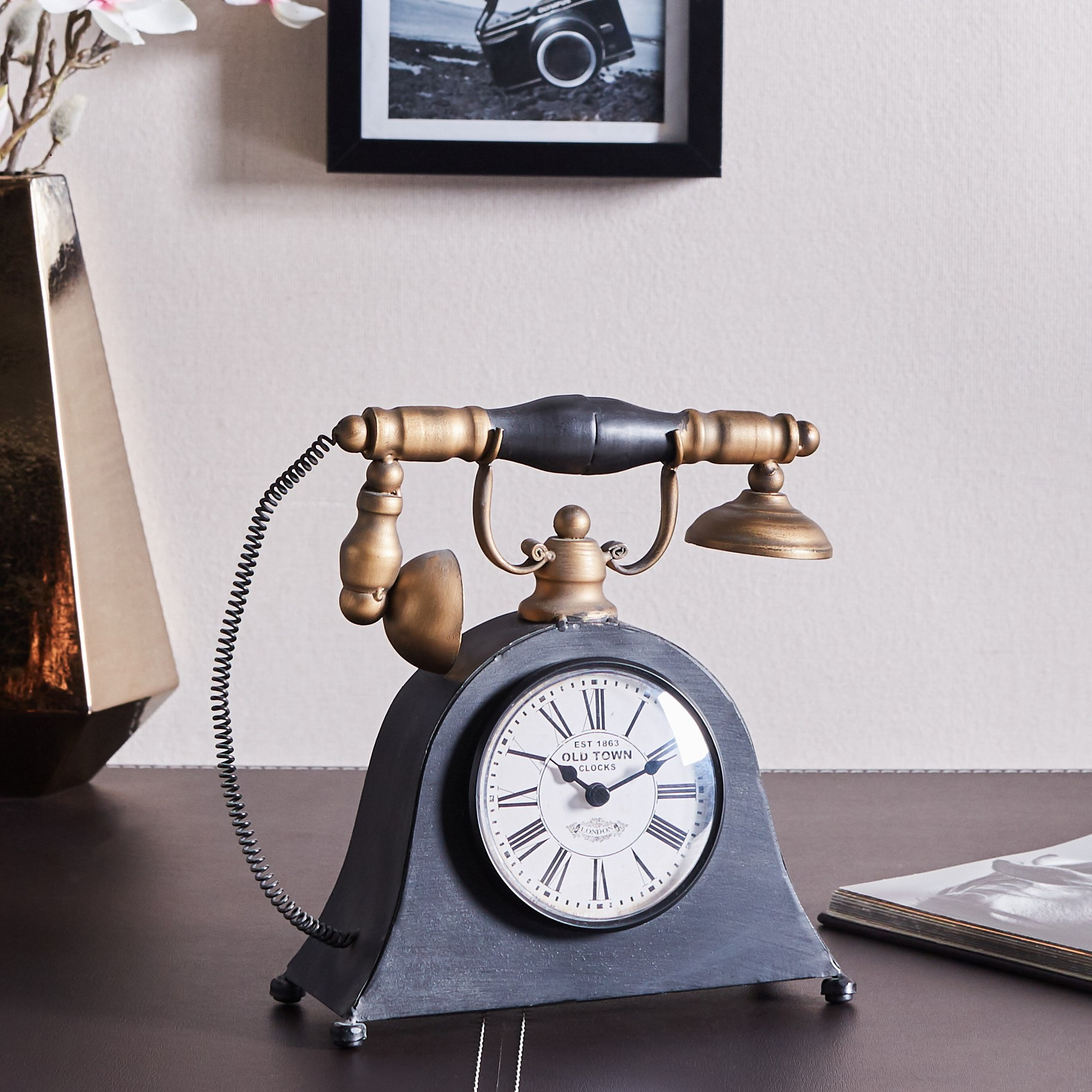 Belle Table Clock-household-walldecorandmirrors-clocks-image-1