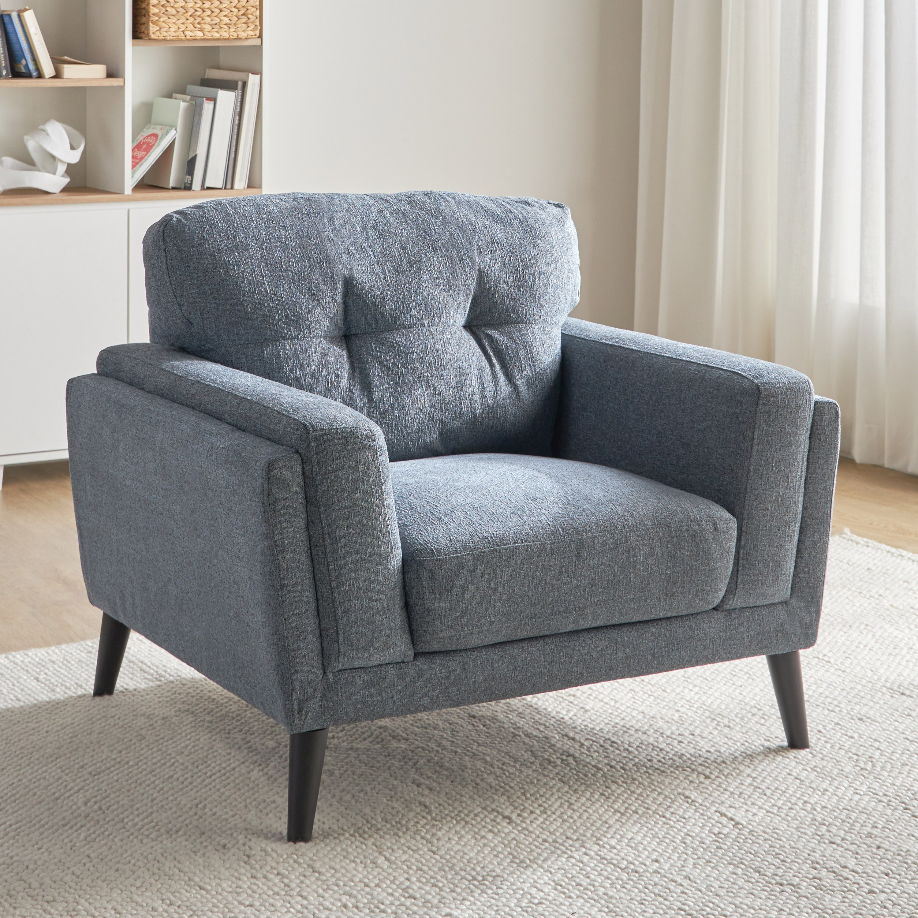 Fletcher Fabric Armchair-furniture-sofaandseating-armchairs-image-1
