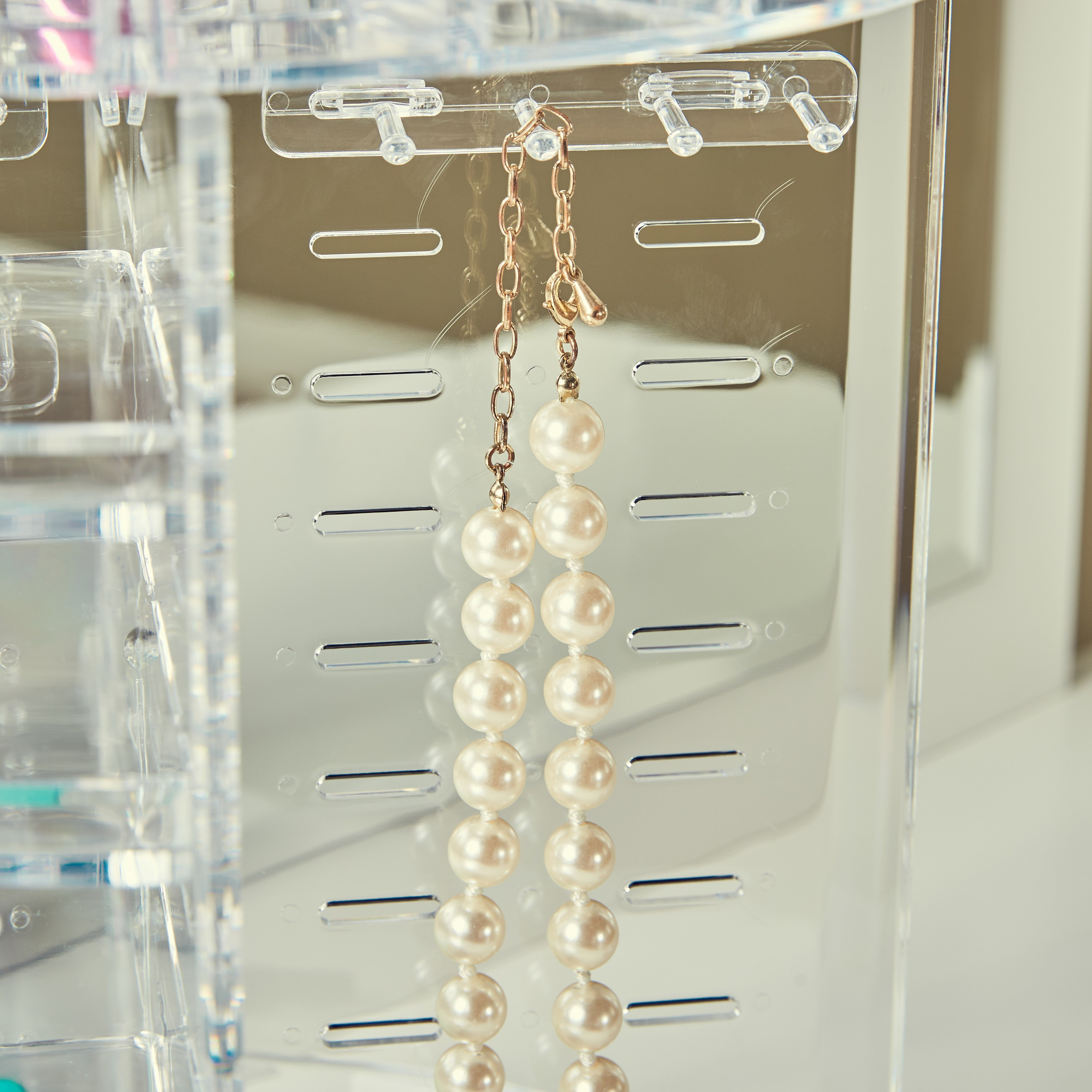 Zaya 2-Tier Rotating Makeup Organizer-household-storage-cosmeticorganizing-makeuporganizersandsets-image-2