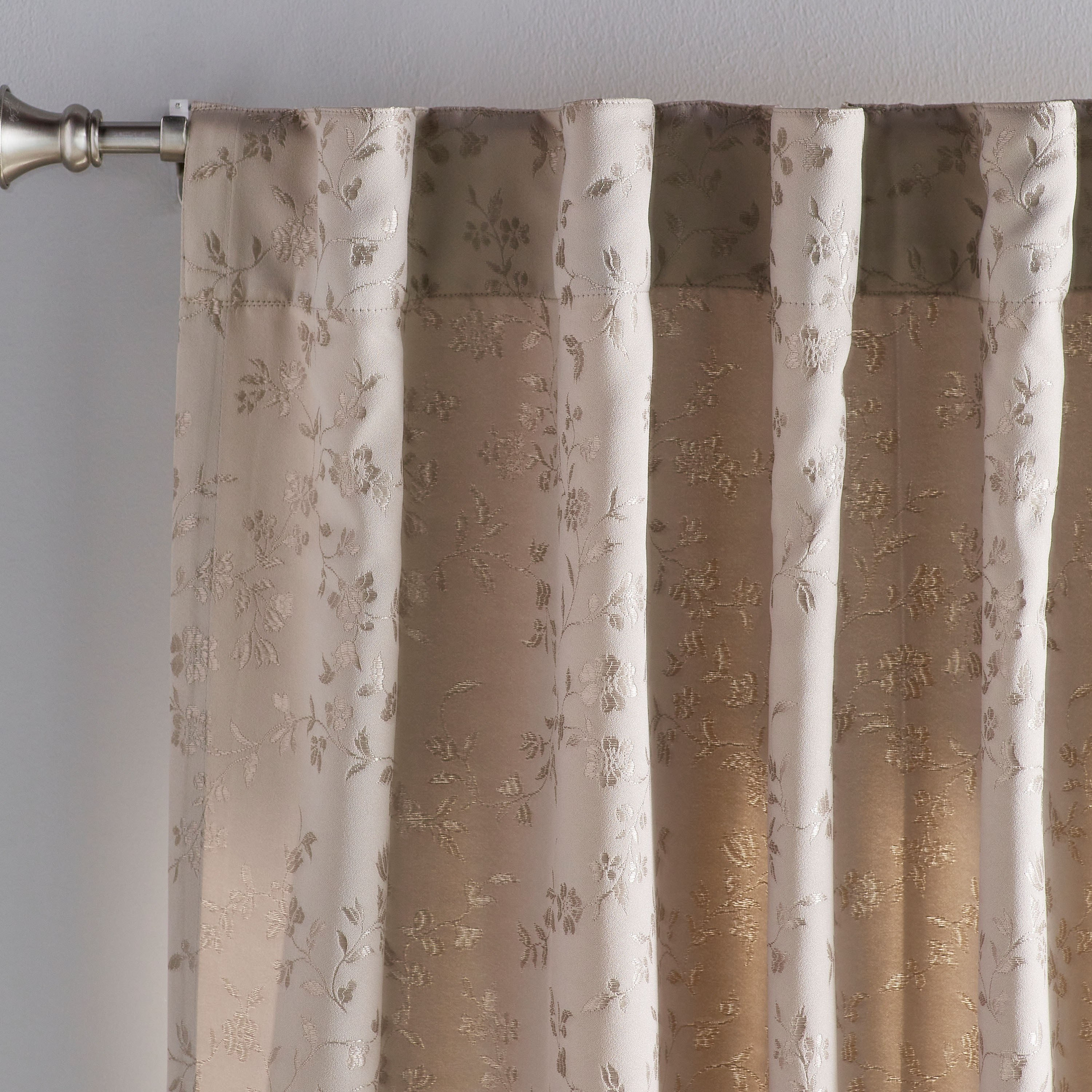 Essential Jacquard 2-Piece Curtain Set - 135x300 cm-household-windows-curtains-image-2