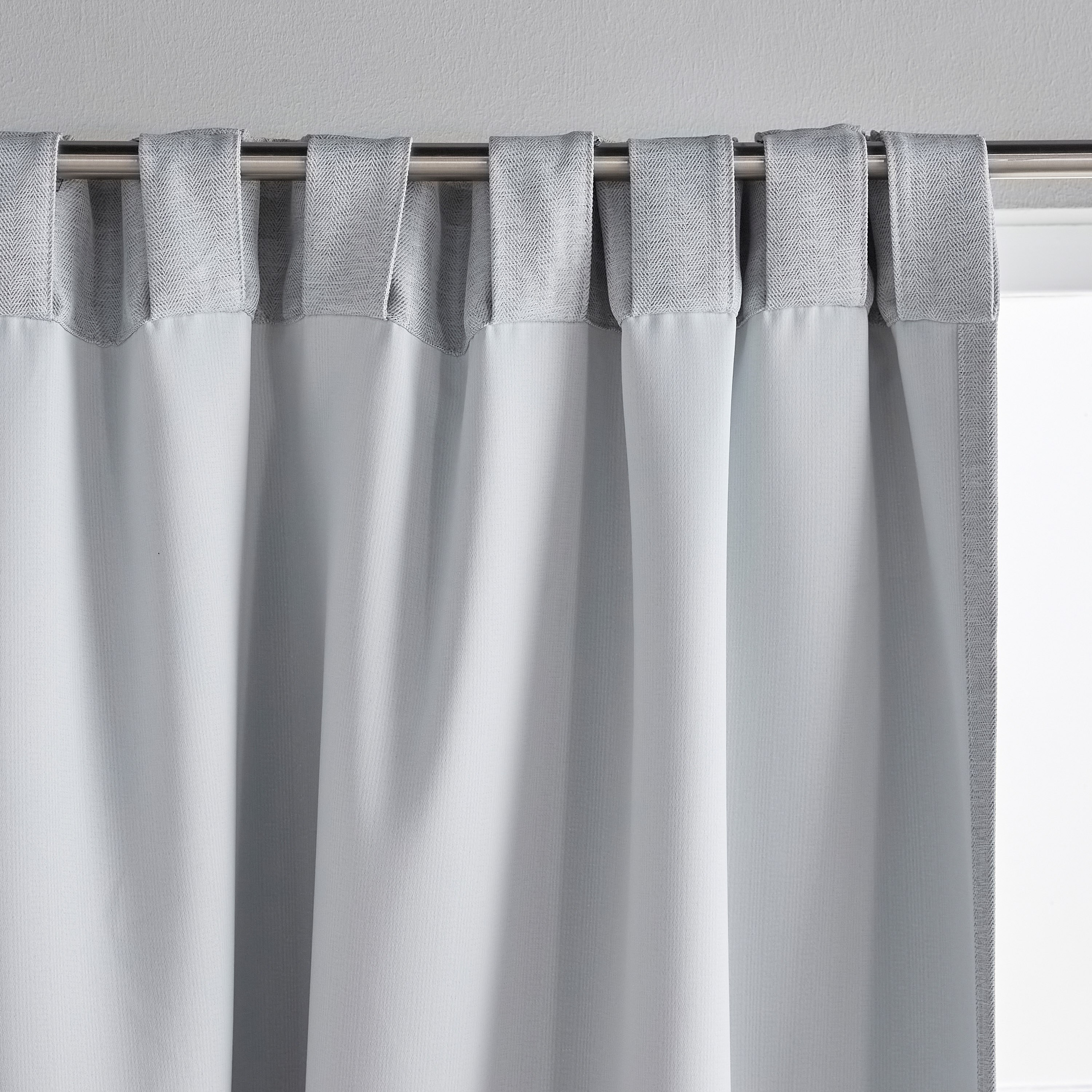 Herringbone 2-Piece Blackout Curtain - 140x300 cm-household-windows-curtains-image-4