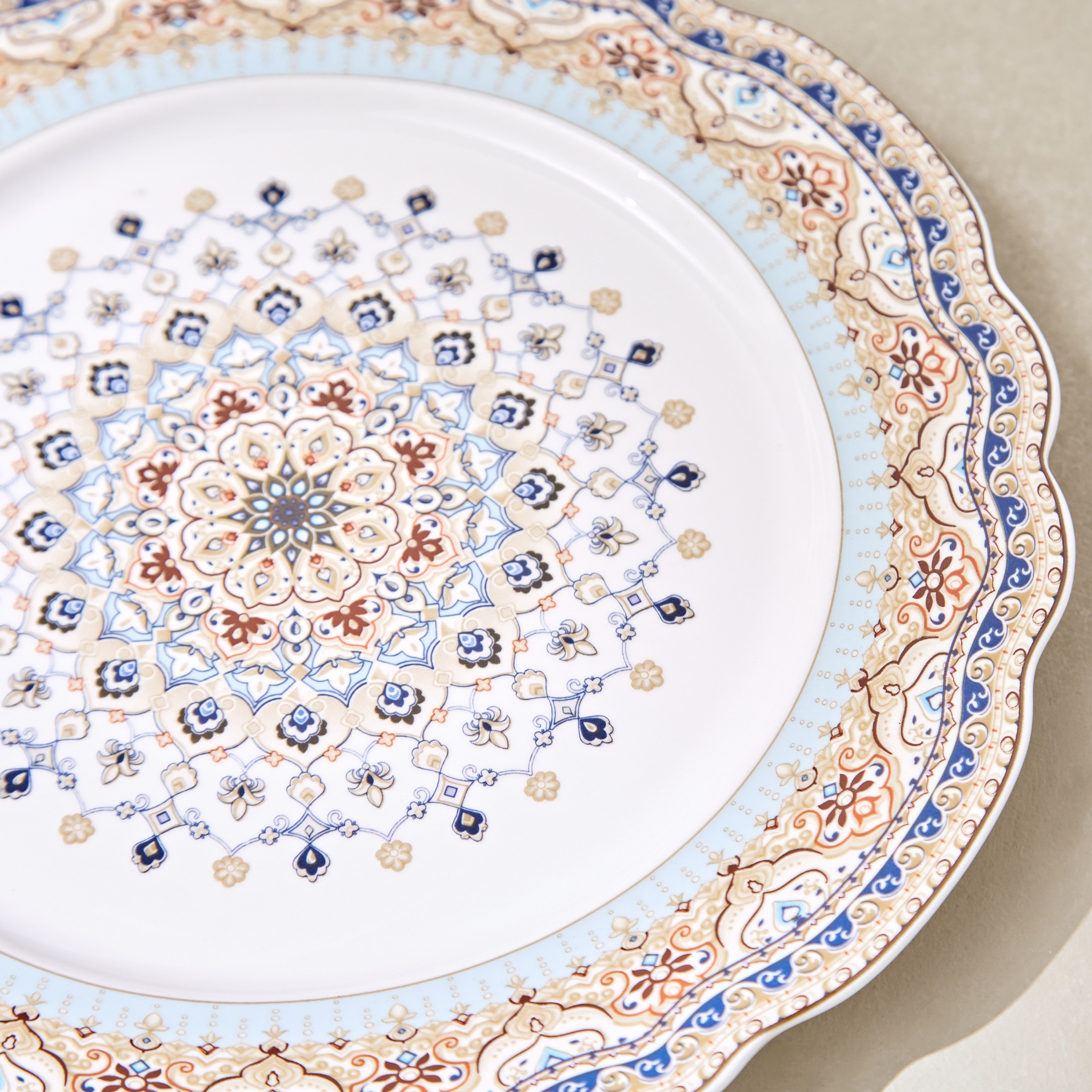 Danietta Printed Side Plate - 22 cm-household-dining-dinnerware-plates-image-2