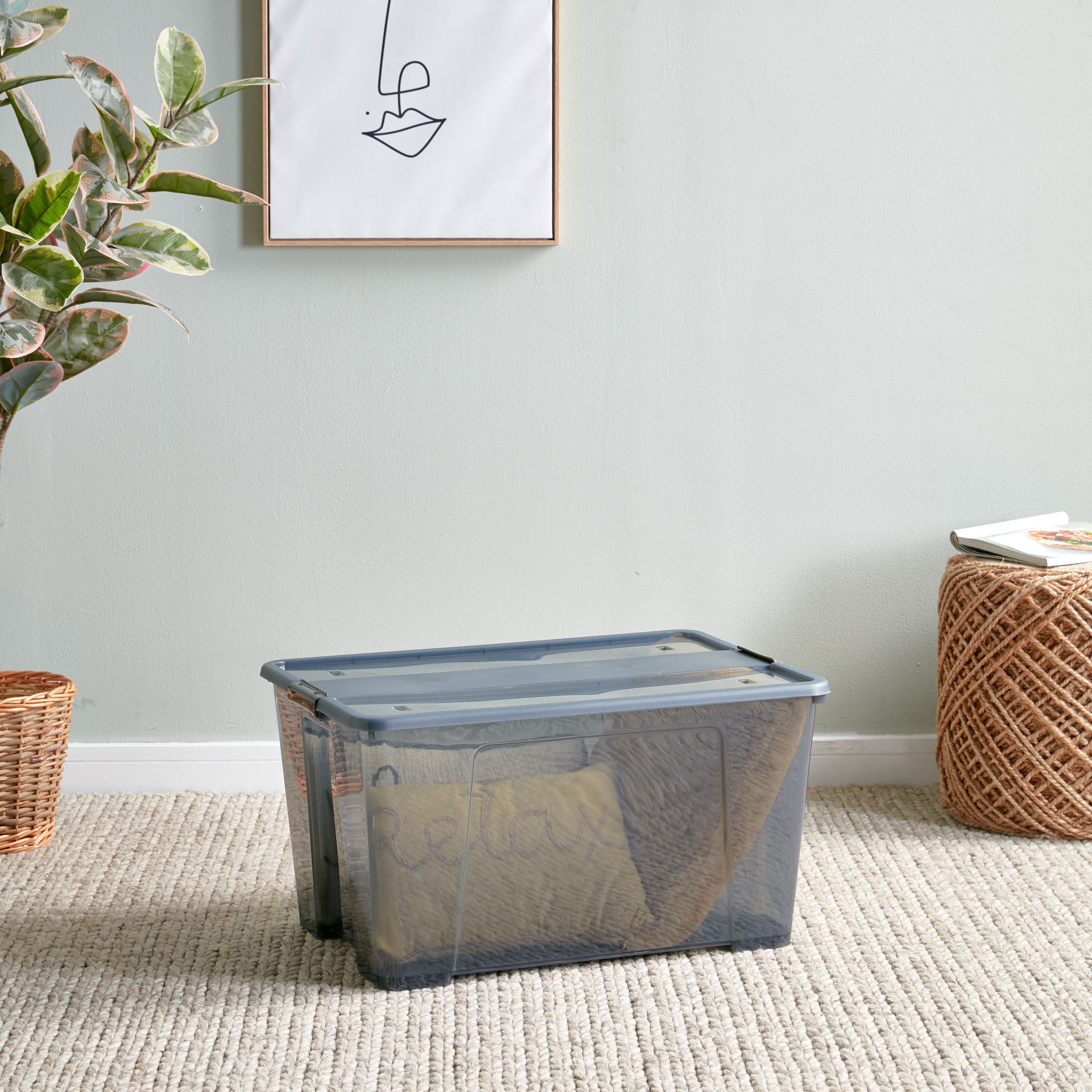 Shop Robyn Storage Box - 92 L | Home Centre UAE
