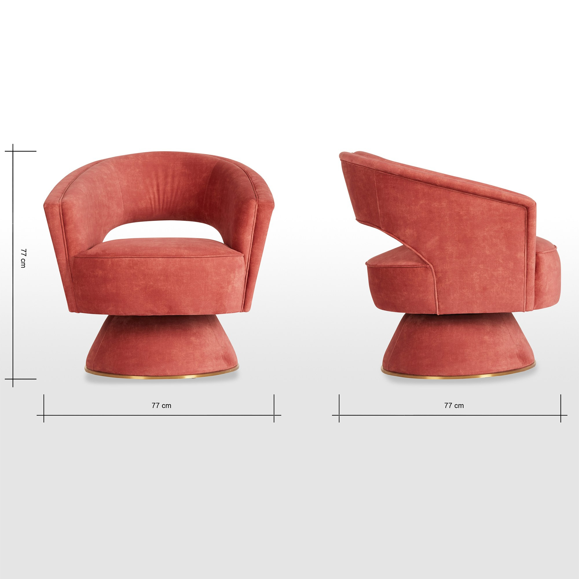 zara velvet armchair