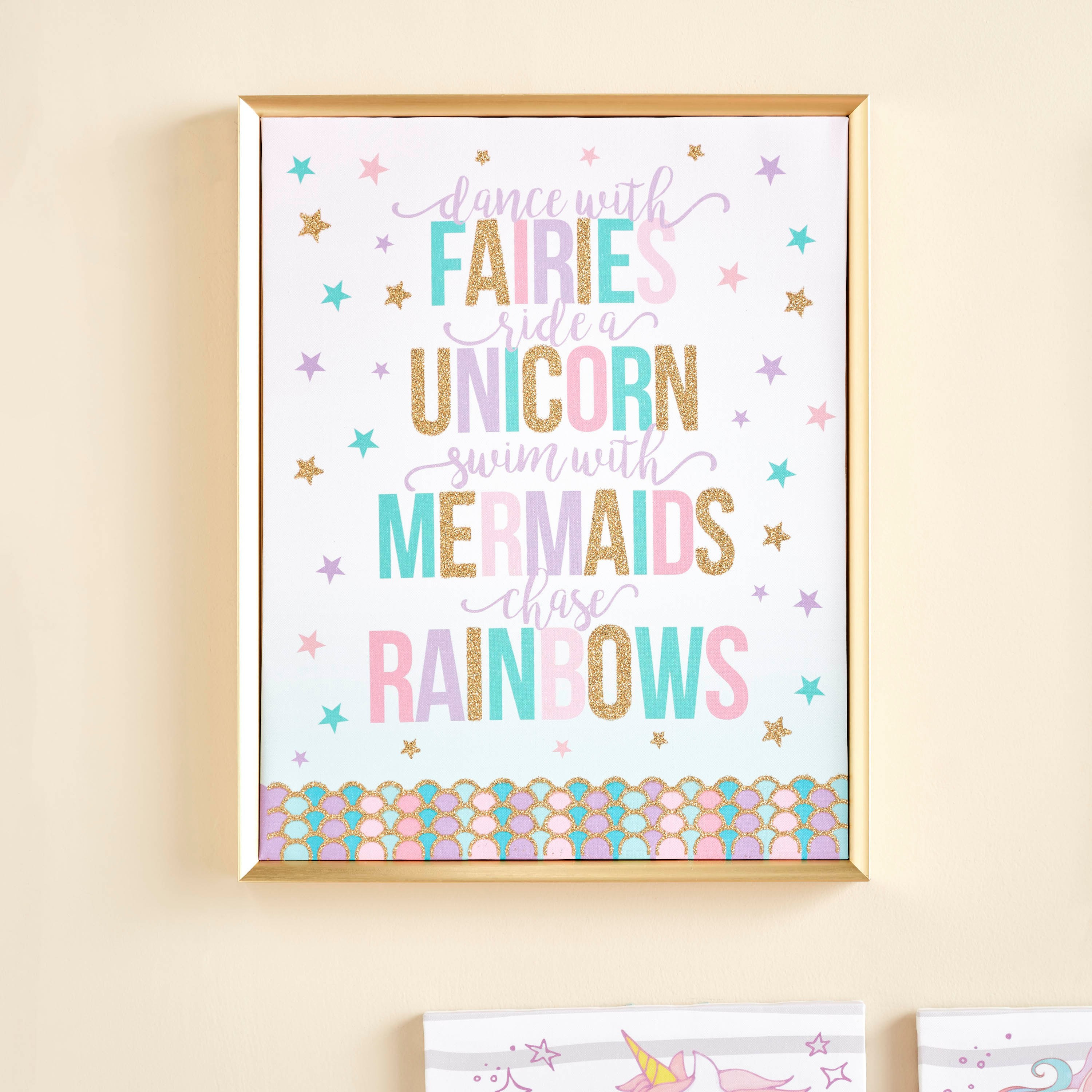 Pauletta Unicorn Printed Canvas