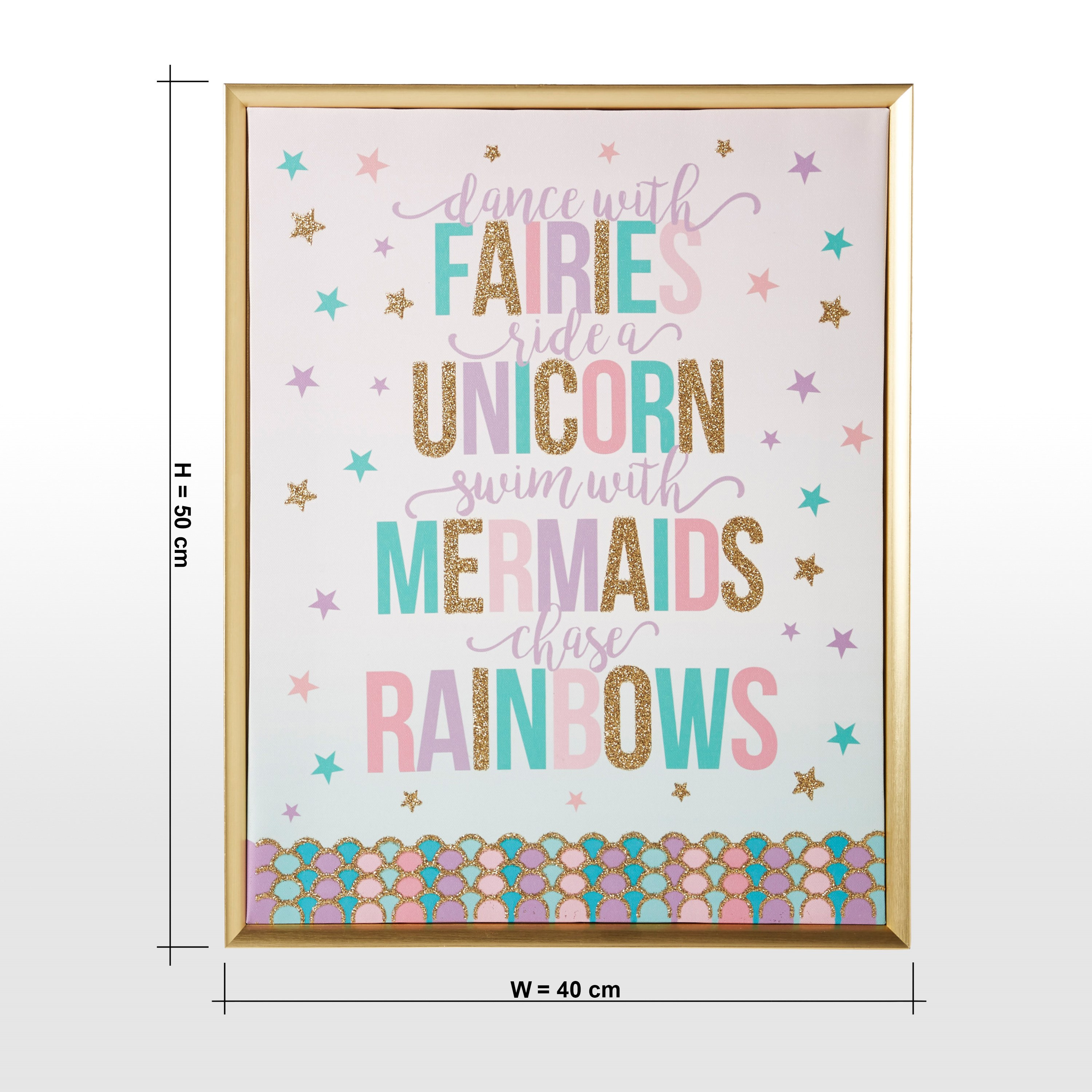 لوحة كانفاس بطبعات يونيكورن - باوليتا-kids-decorandlighting-decor-wallart-image-6