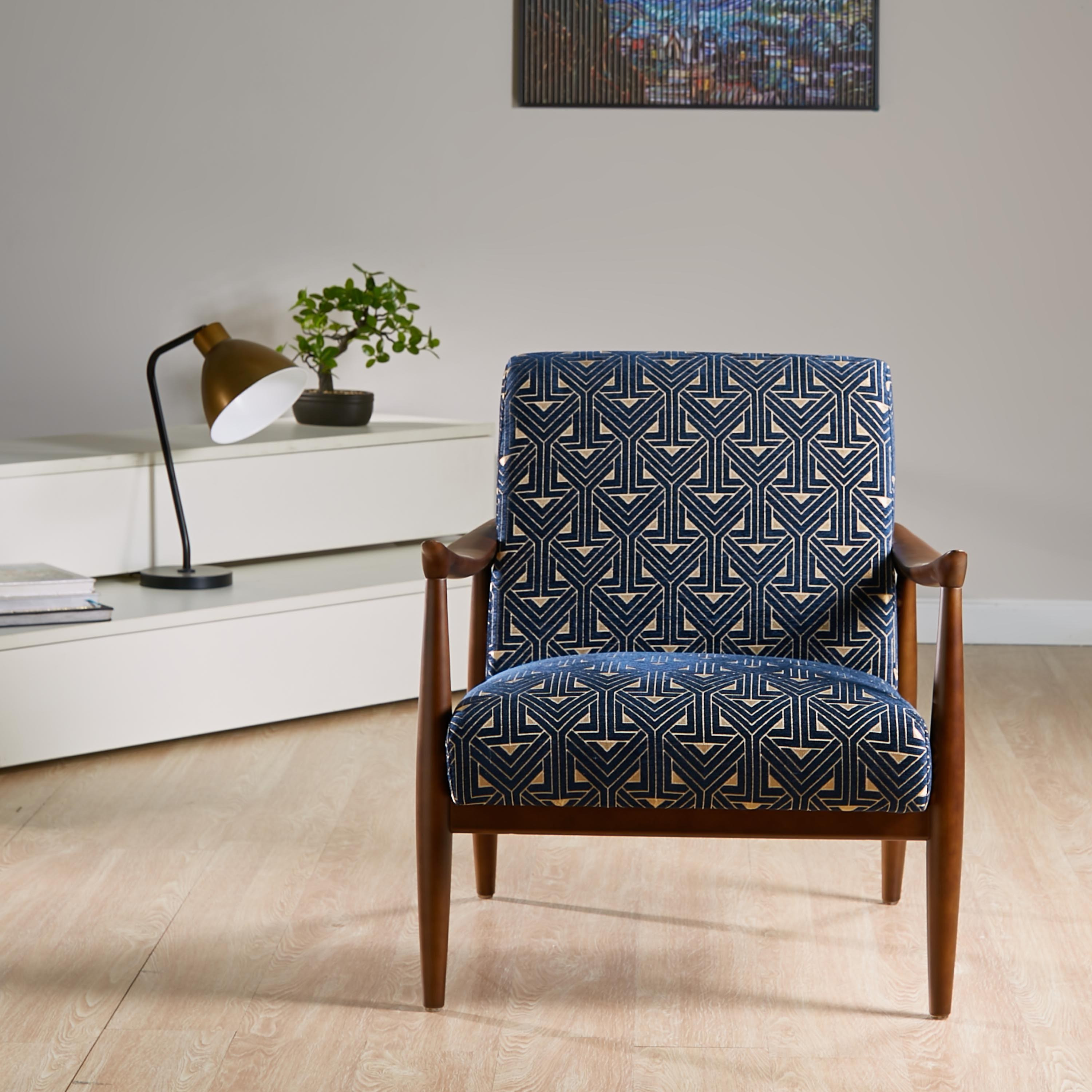 luna fabric armchair