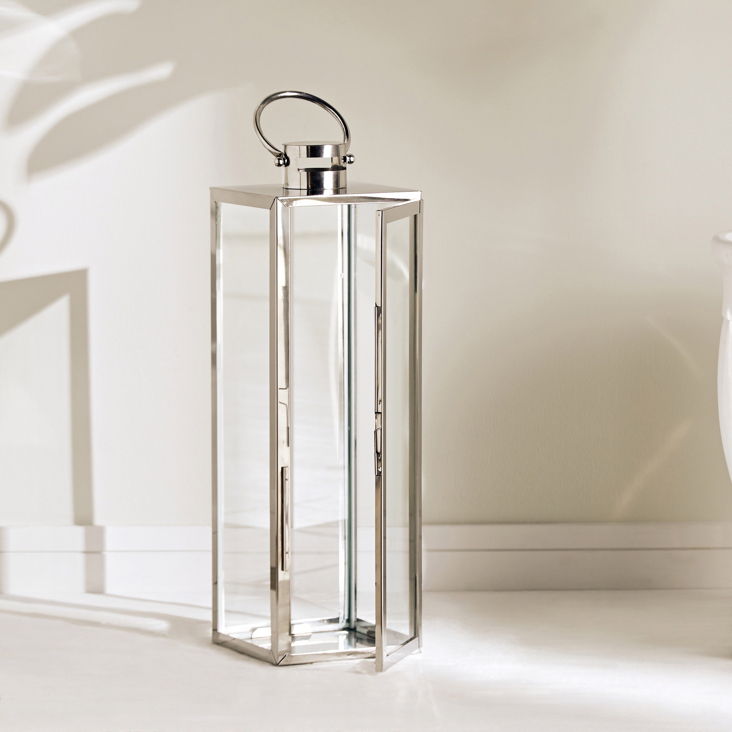 Charles Nested Steel and Glass Lantern-household-decor-candleholdersandlanterns-image-2