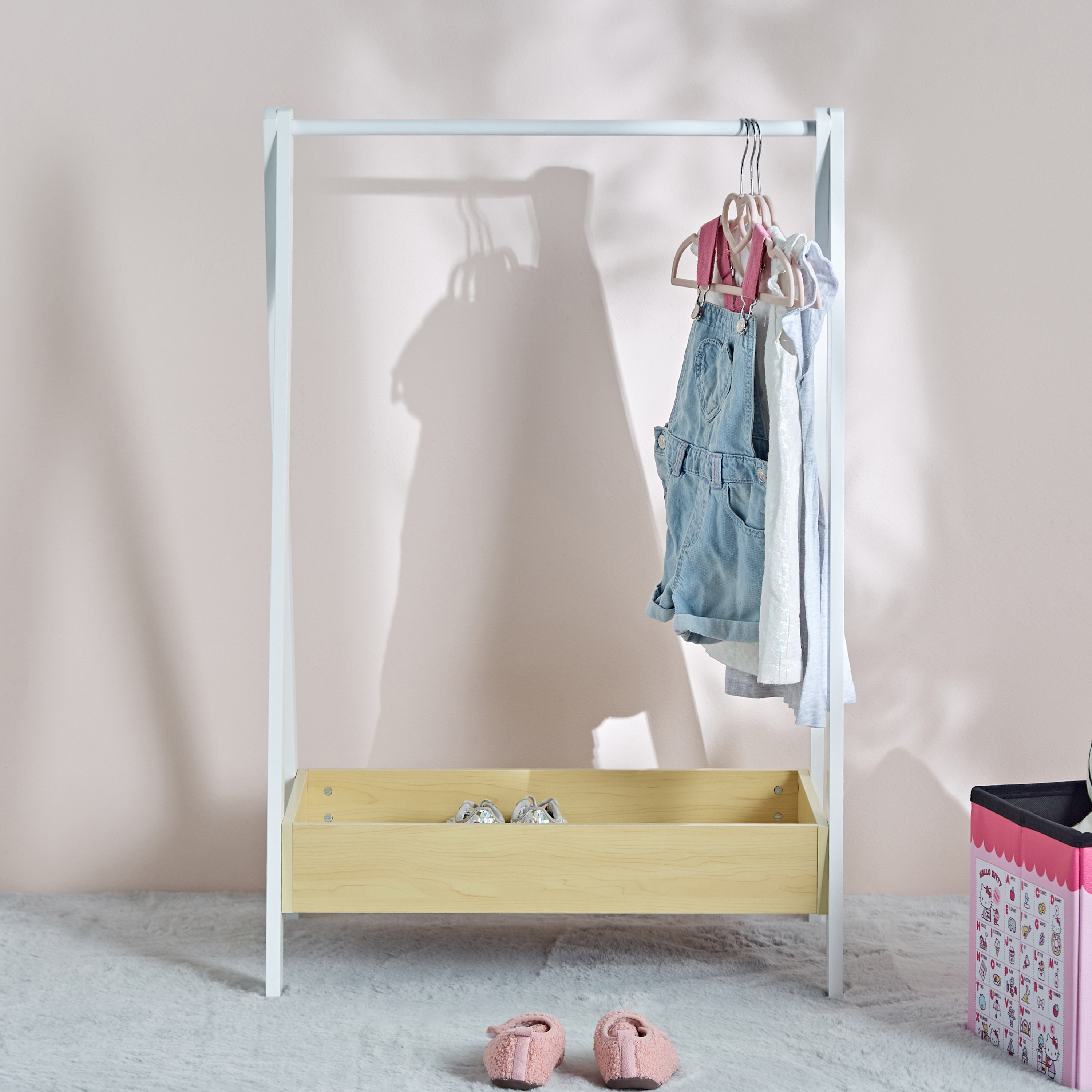 Emery Clothes Hanger with Storage Base