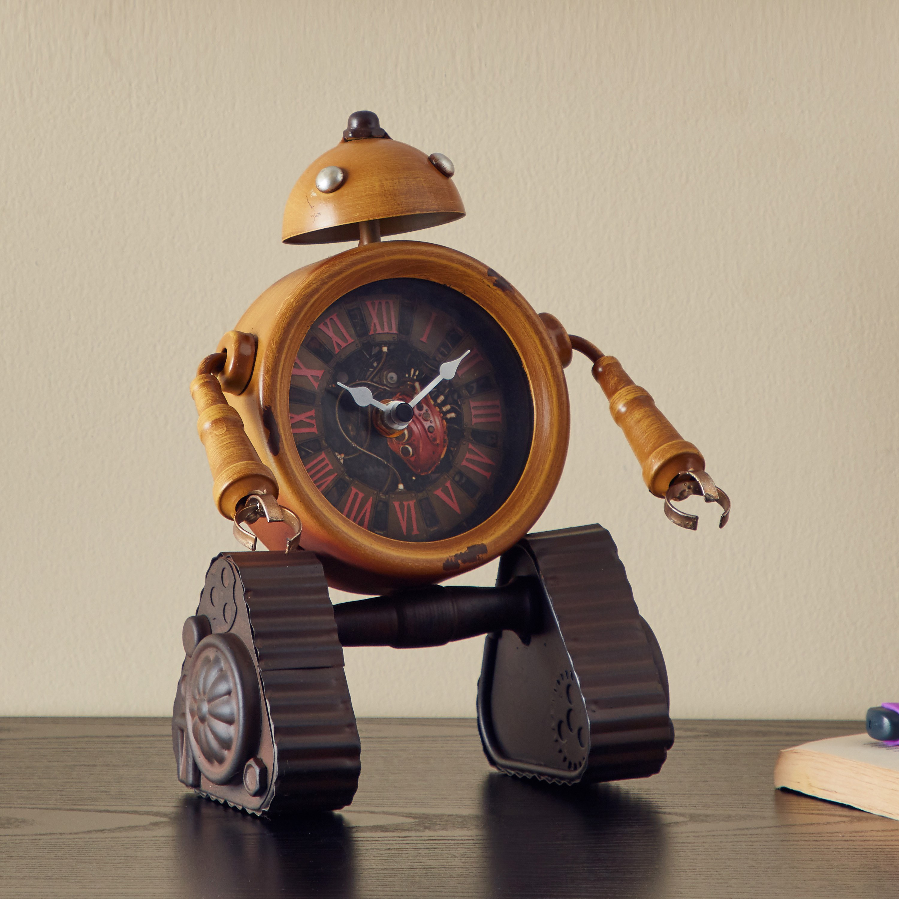 Shop Clark Transformer Clock with Wheels | Homecentre Qatar