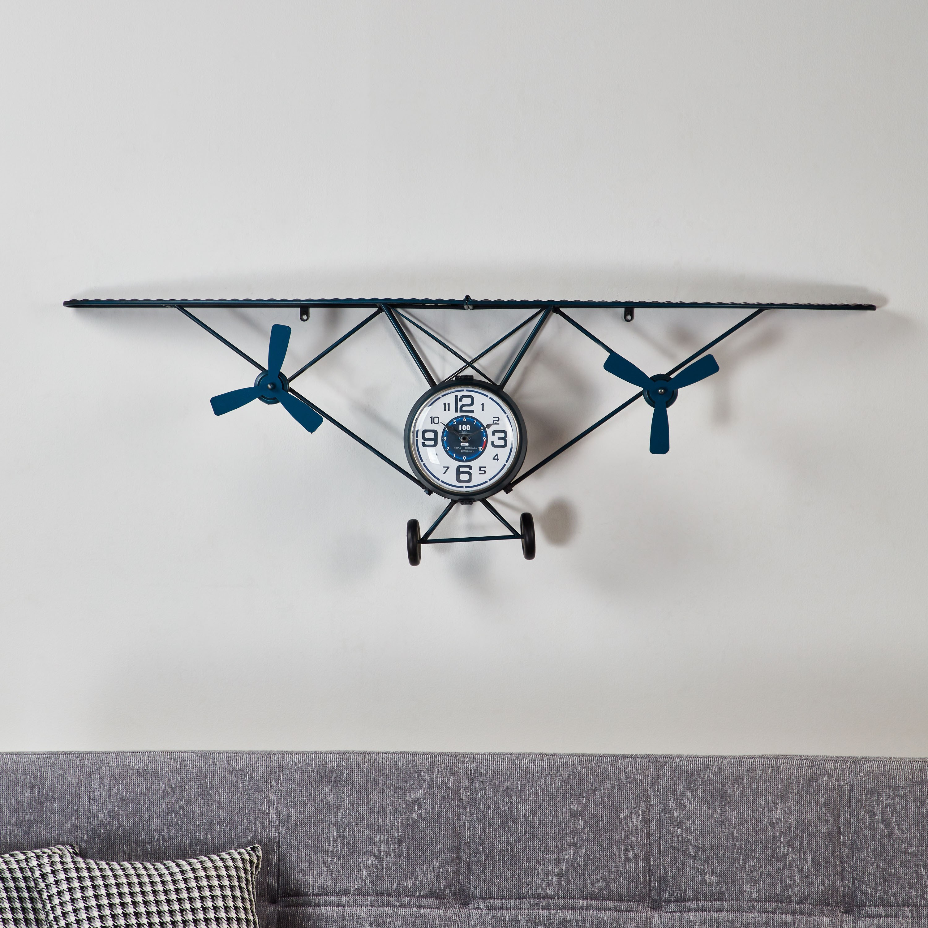 Shop Basildon Metal Wall Clock | Home Centre UAE