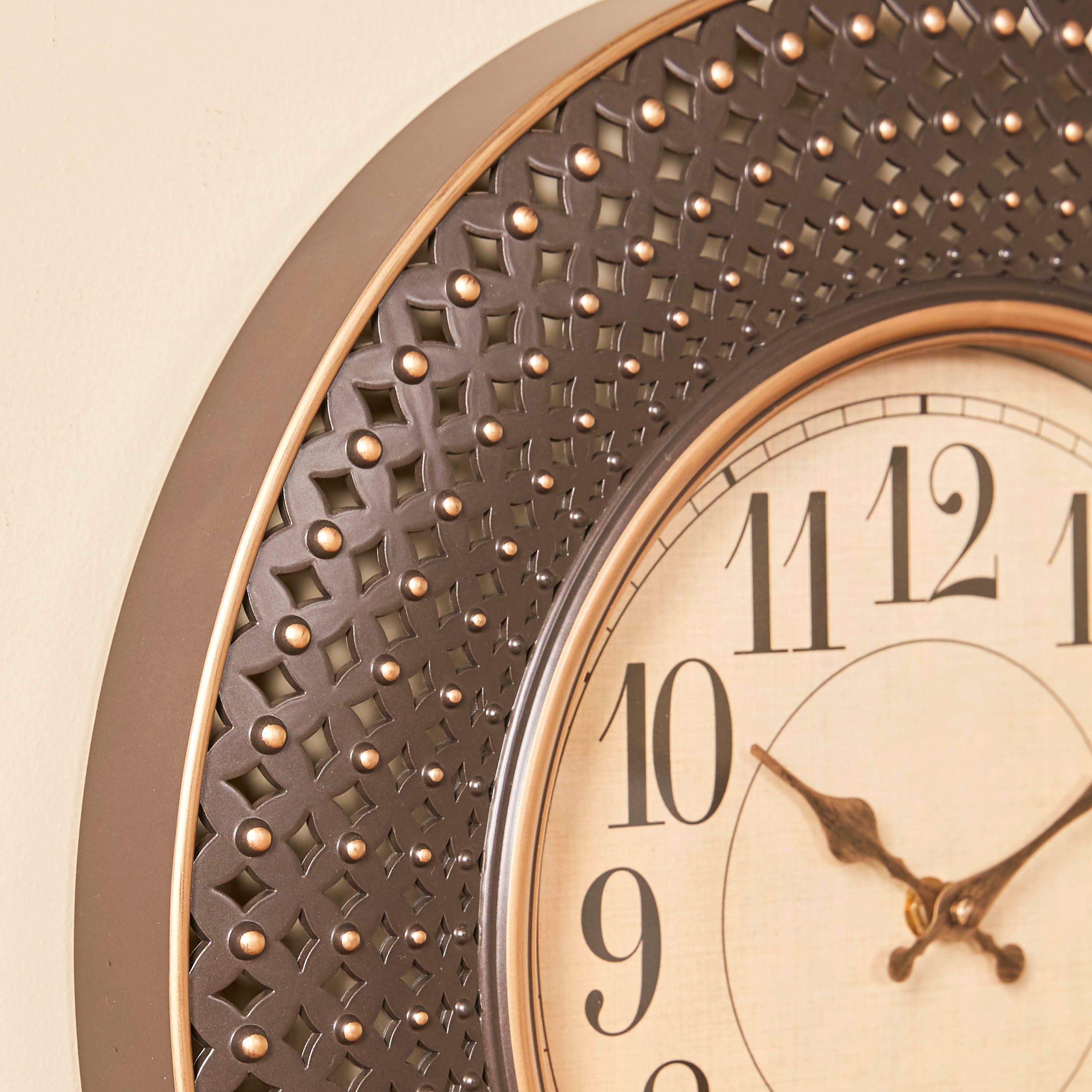 Fernhill Round Wall Clock-household-walldecorandmirrors-clocks-image-3