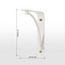 Arch Wall Bracket-furniture-storage-livingroomstorage-wallshelves-image-5