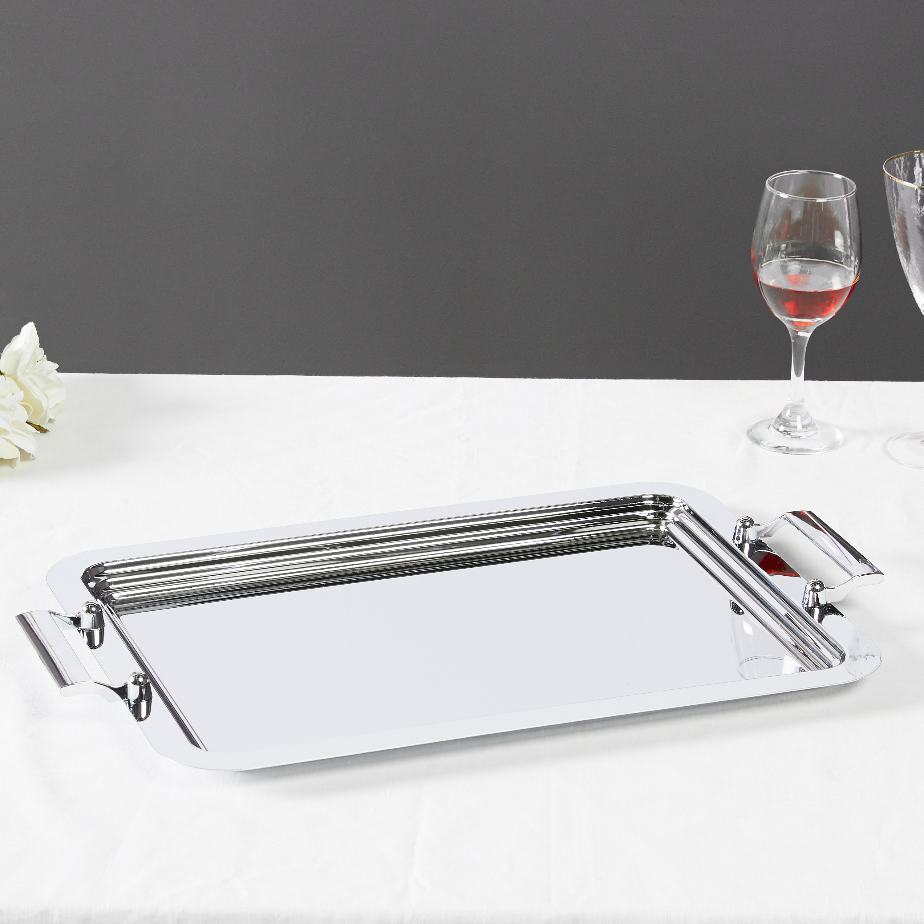 Steward Rectangular Tray with Handles-household-dining-serveware-servingtrays-image-2