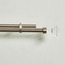 Acrylic Square Double Extendable Curtain Rod - 112-274cm-household-windows-curtainrodsandaccessories-curtainrods-image-2