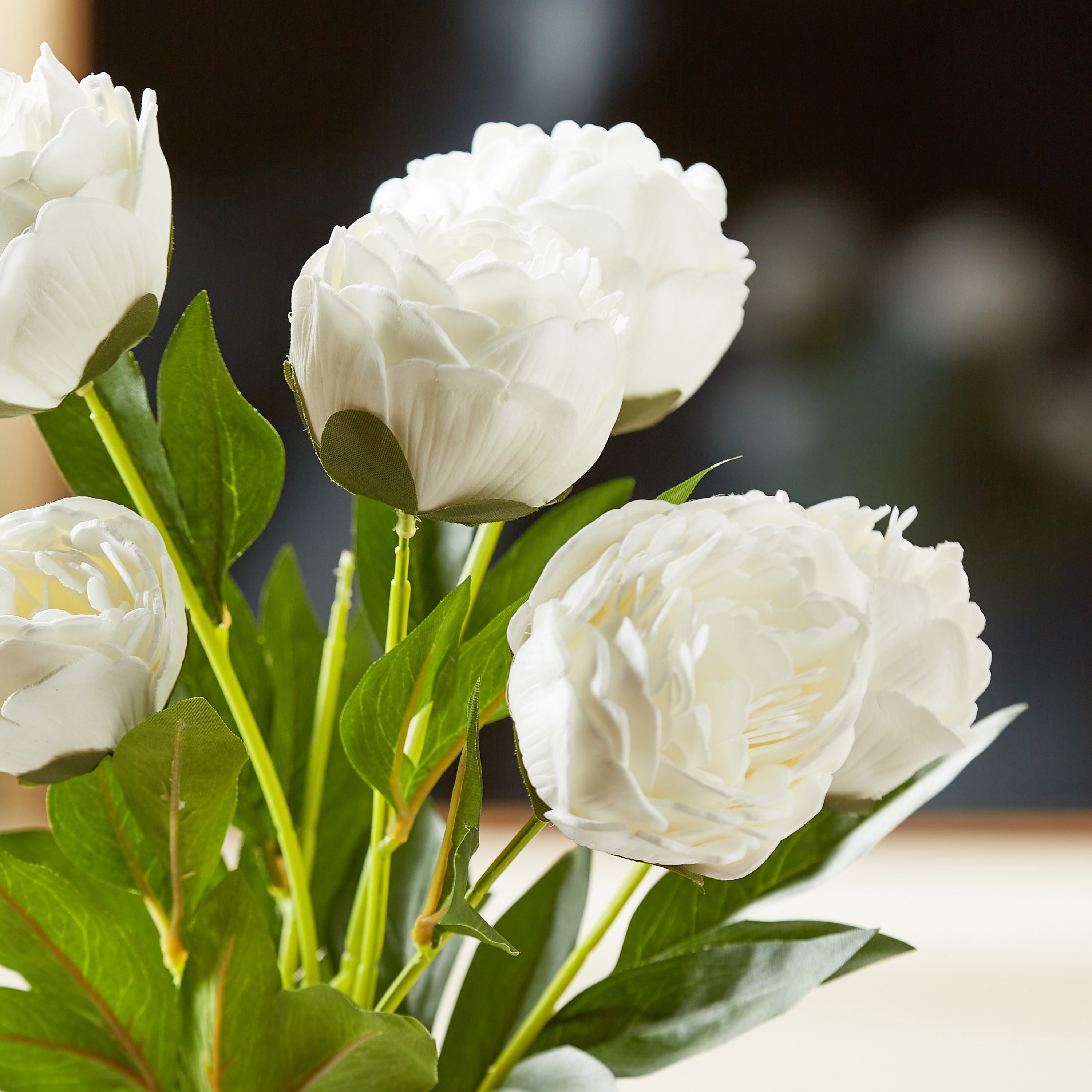 Artificial Peony Stem Flowers - 55 cm-household-gardenandoutdoor-artificialflowersandplants-bundlesandbouquets-image-2