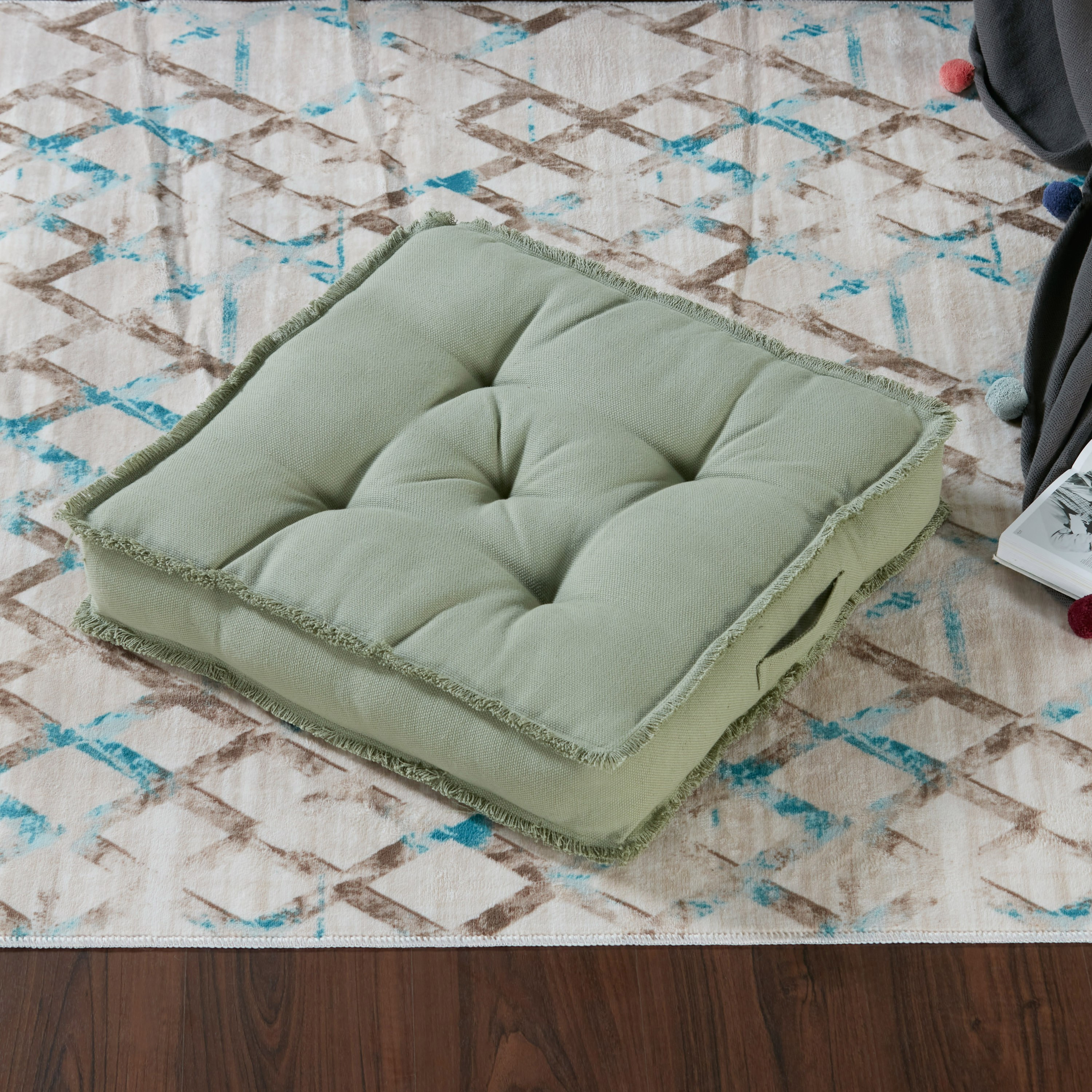 وسادة أرضية من سودوكو - 60x60 سم-household-cushionsandthrows-floorcushions-image-2